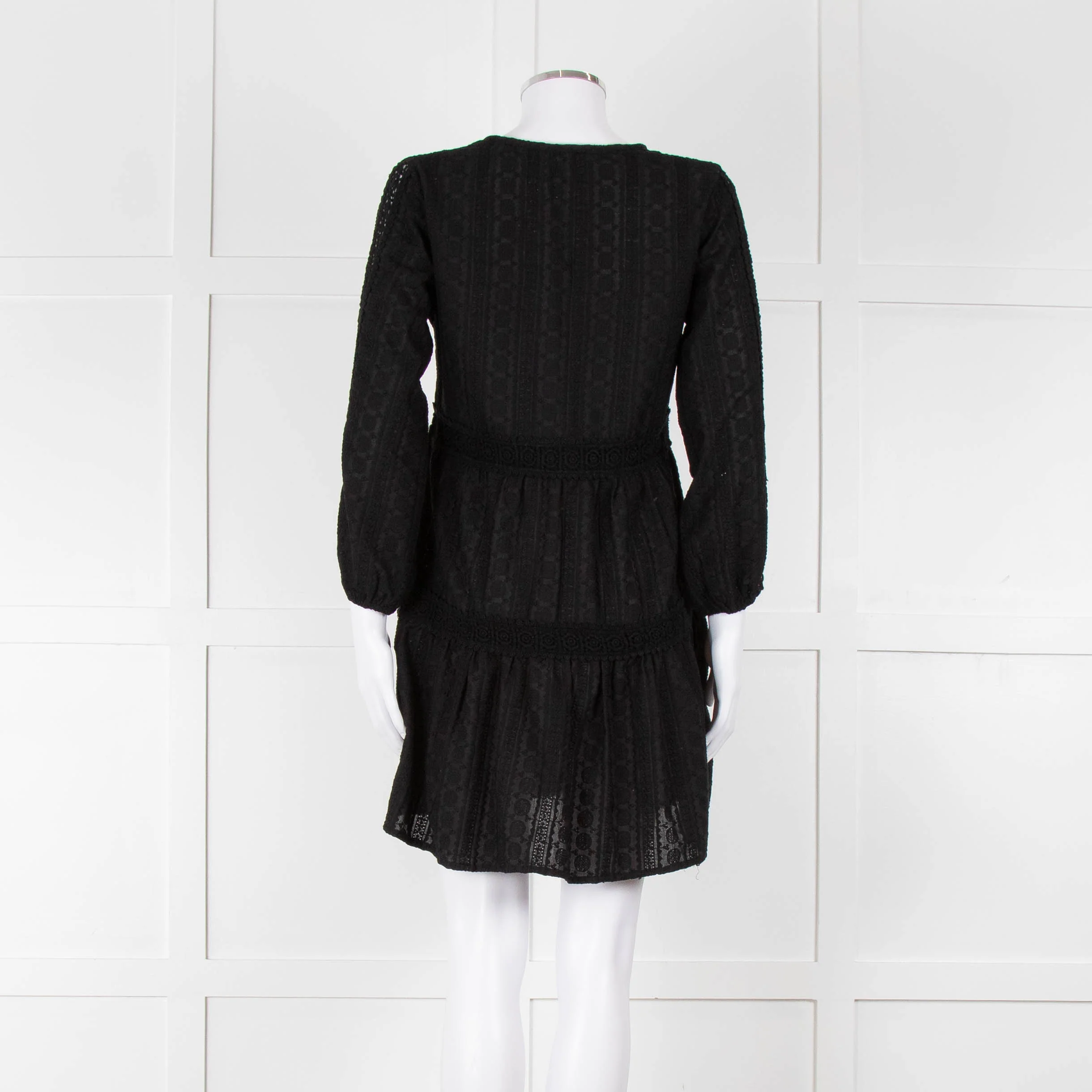 Melissa Odabash Black Short Tiered Beach Dress - Image 5