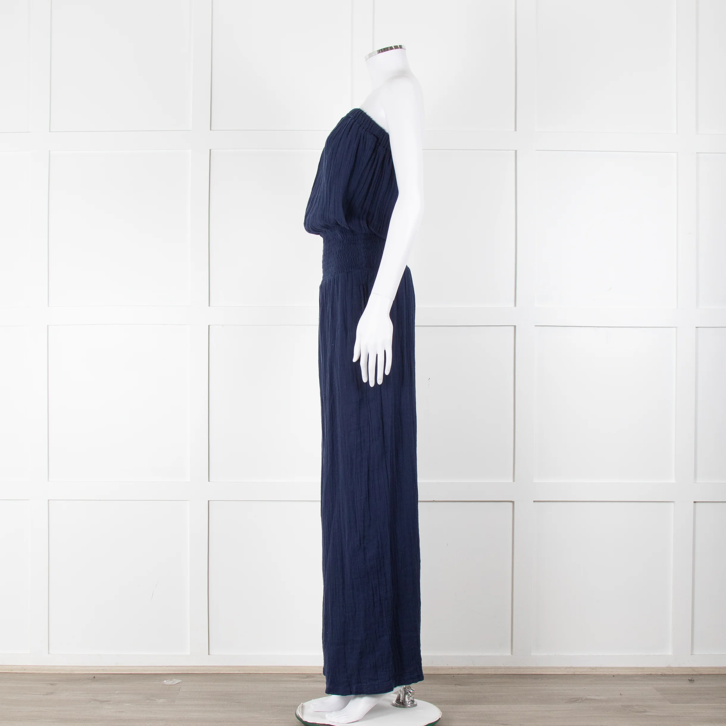 Melissa Odabash Navy Cotton Sleeveless Jumpsuit - Image 7