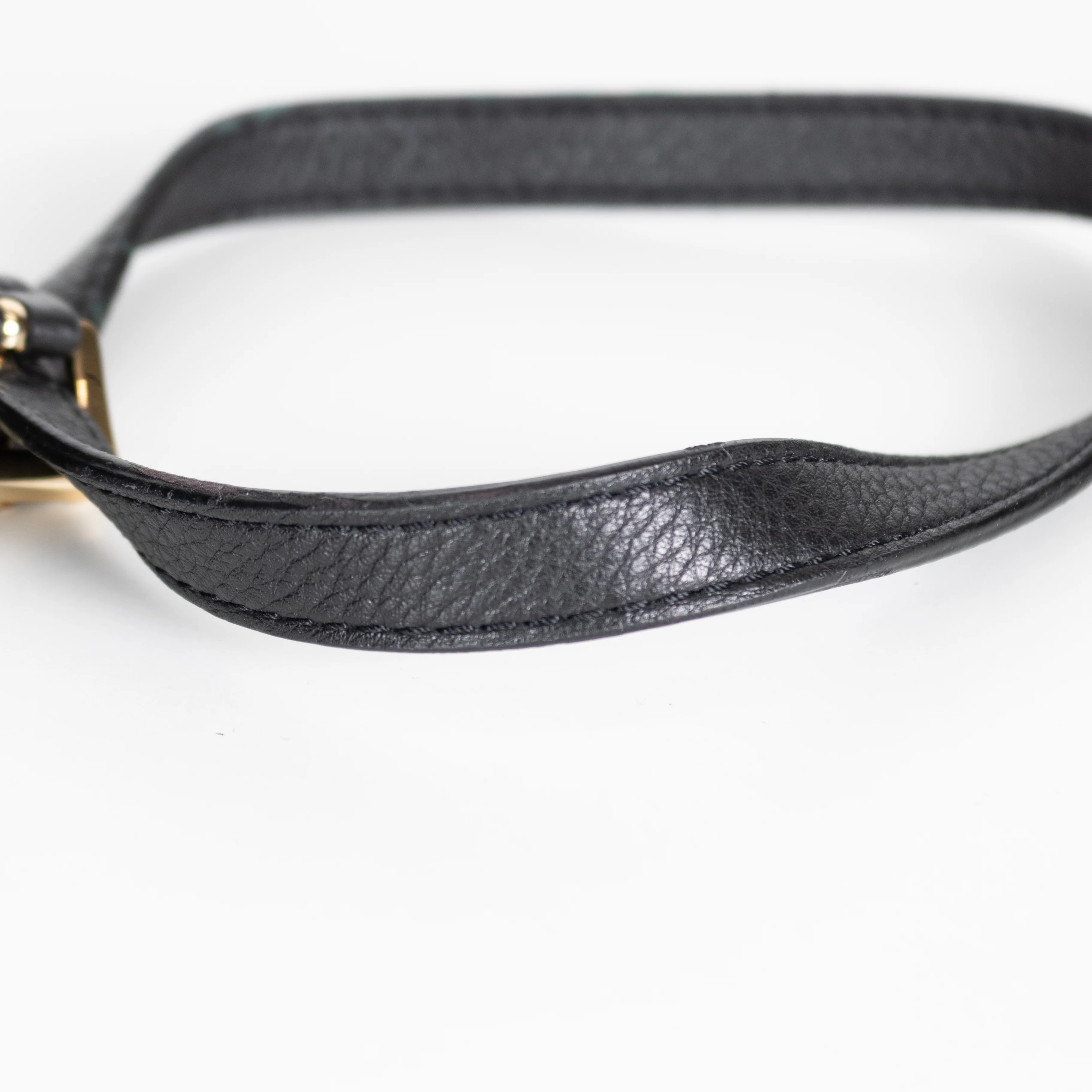 Michael By Michael Kors Black Pebbled Leather Flap Bag - Image 12
