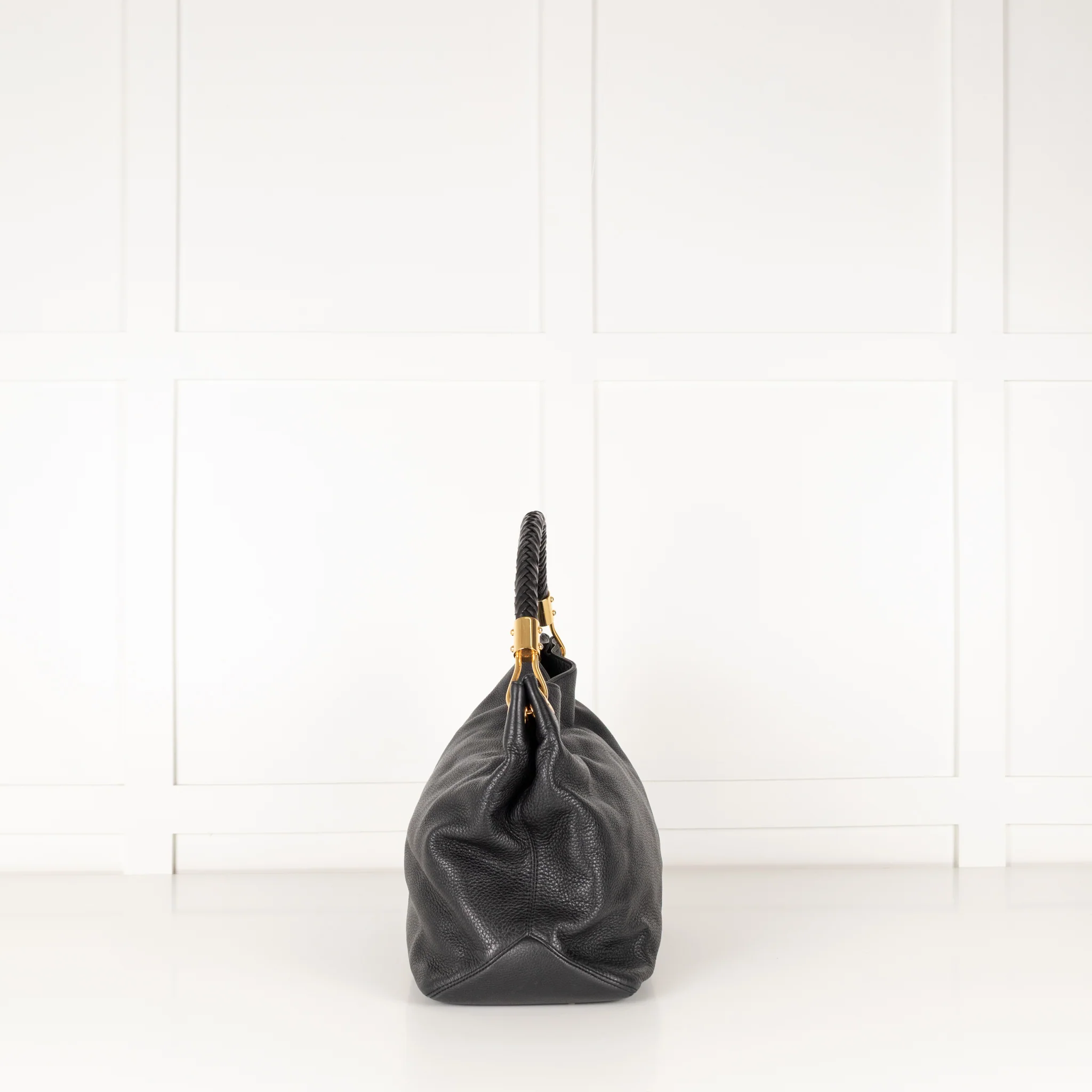 Michael Kors Black Grainy Leather Skorpios Bag - Image 2