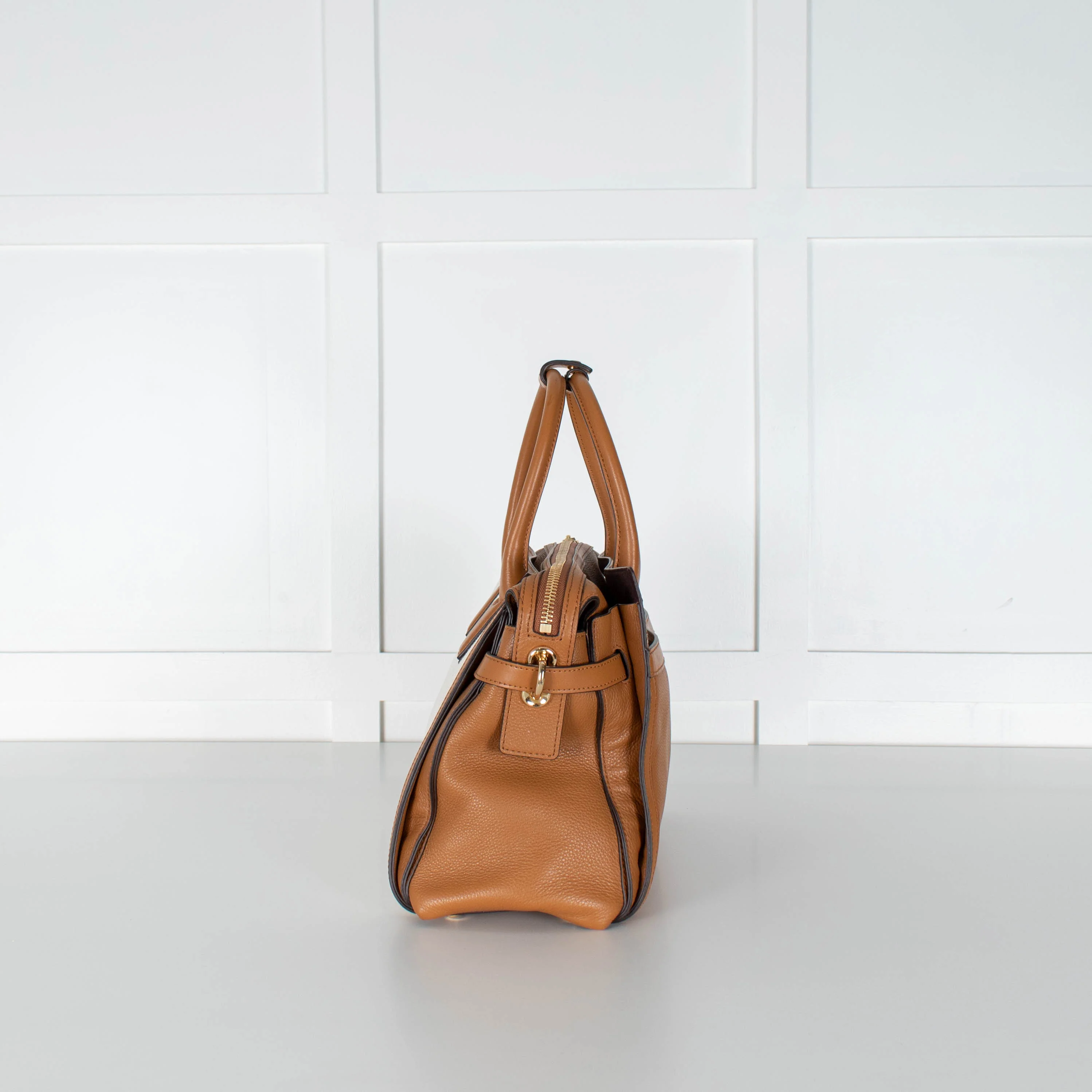 Michael Kors Cream Canvas Top Handle Tote With Detachable Long Strap - Image 5