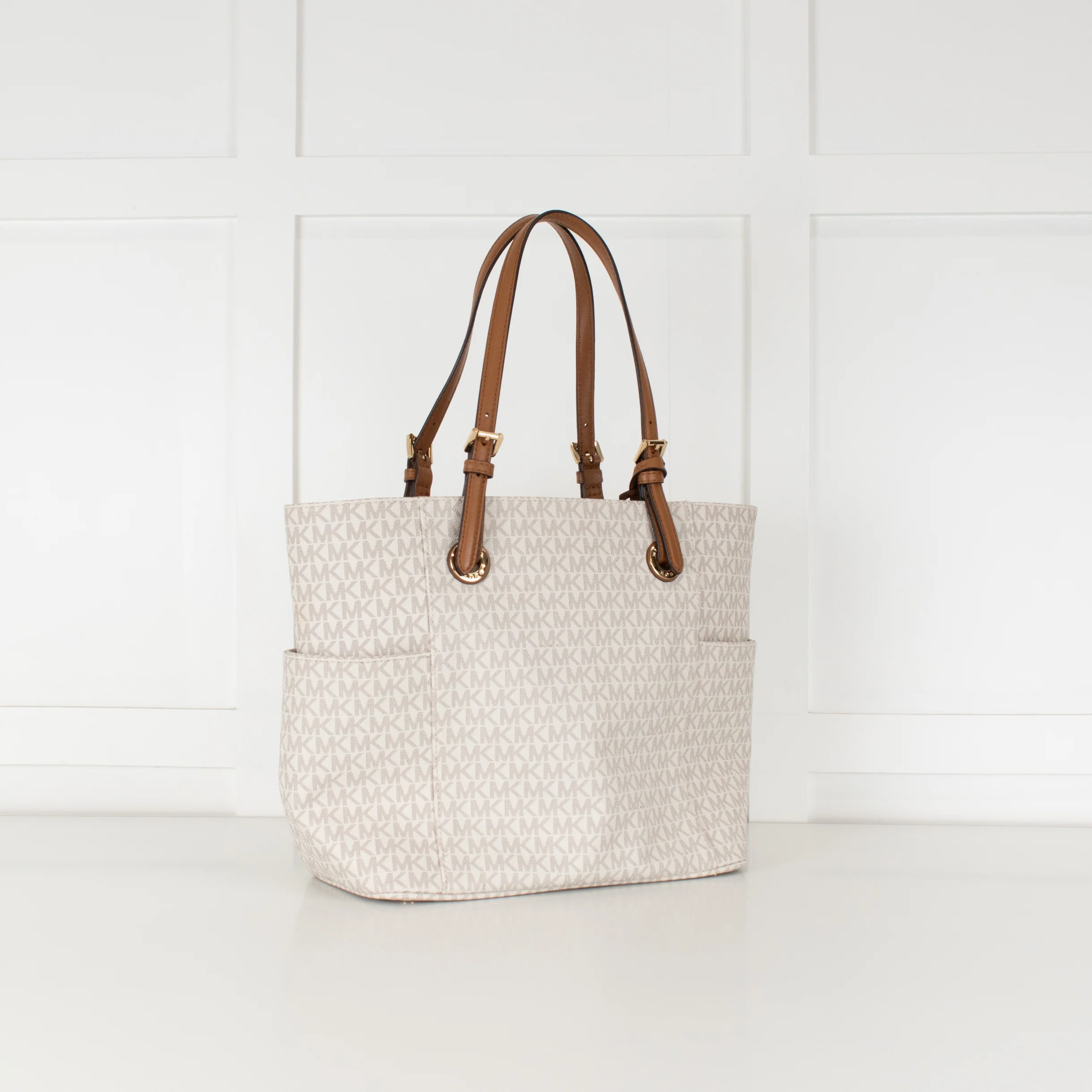 Michael by Michael Kors Logo Jet Set Travel Signature Tote - Image 2