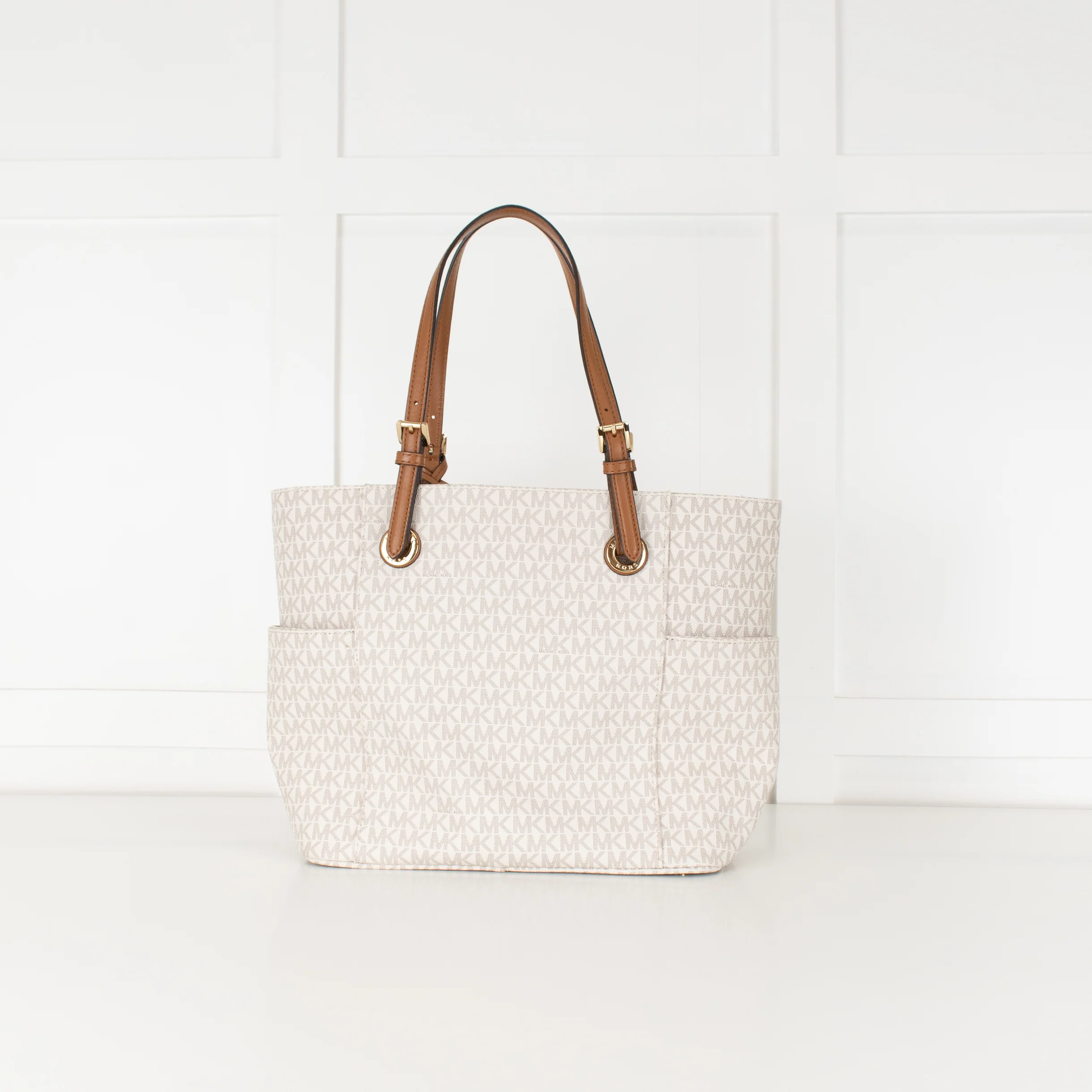 Michael by Michael Kors Logo Jet Set Travel Signature Tote - Image 4
