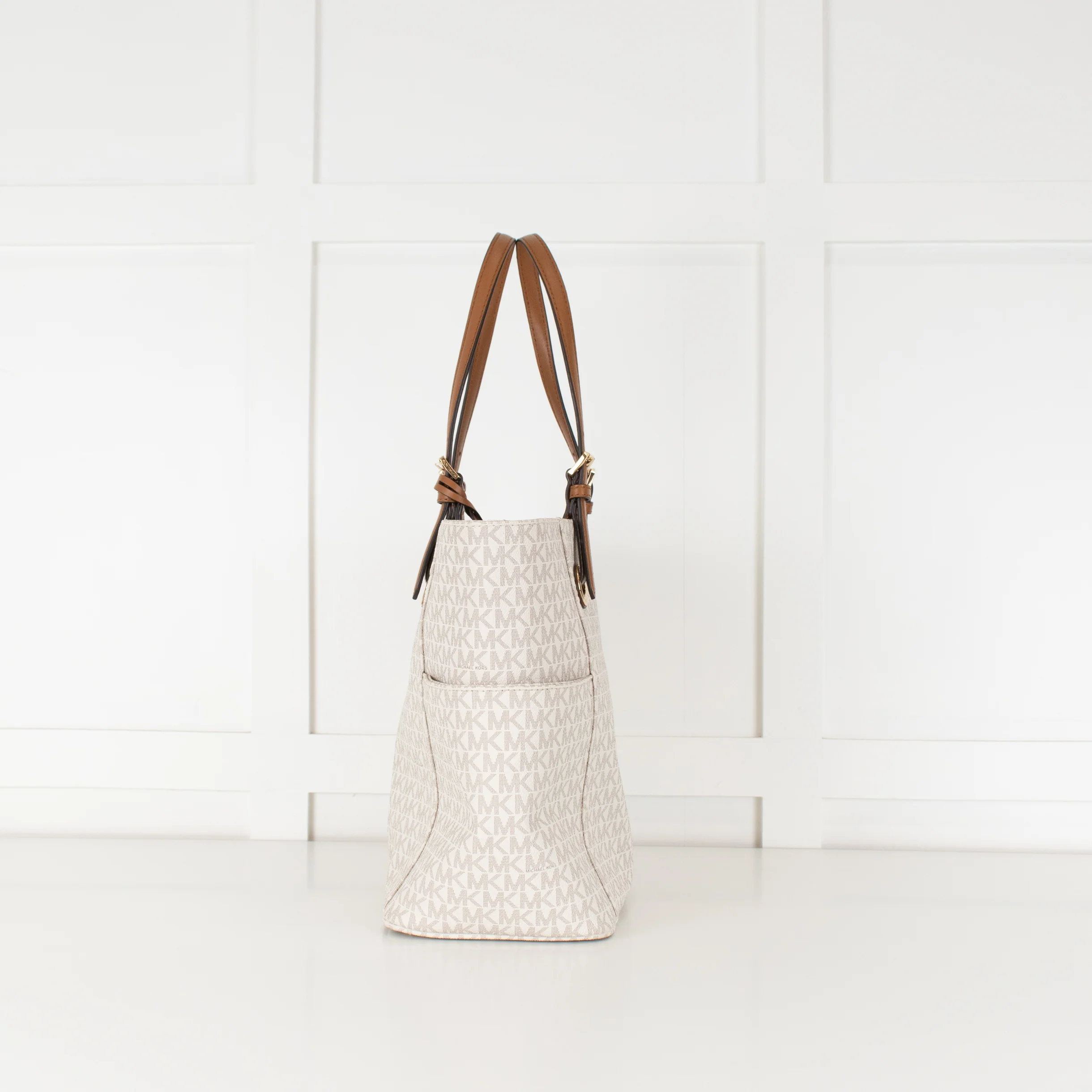 Michael by Michael Kors Logo Jet Set Travel Signature Tote - Image 5