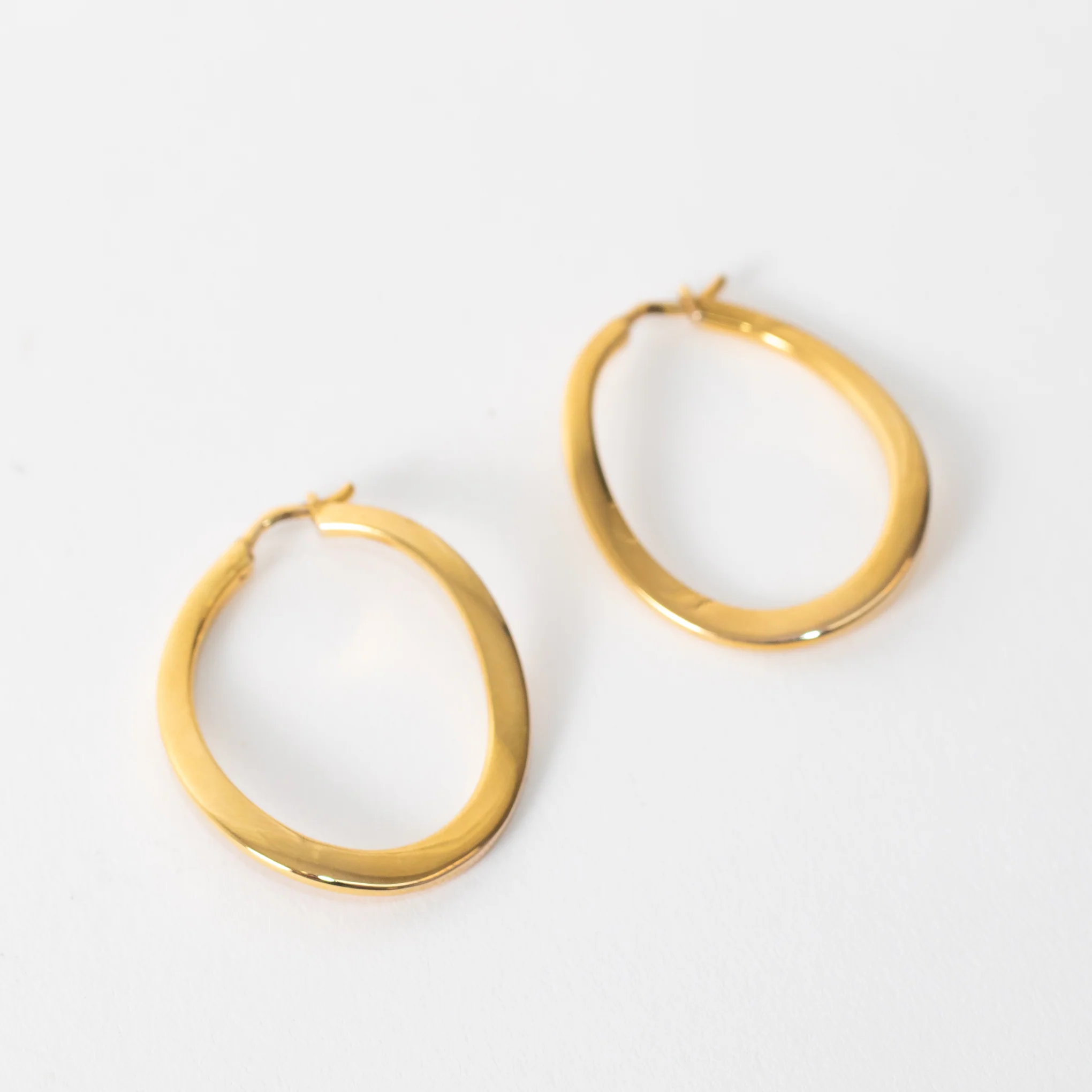 Missoma Gold Wave Hoops - Image 2