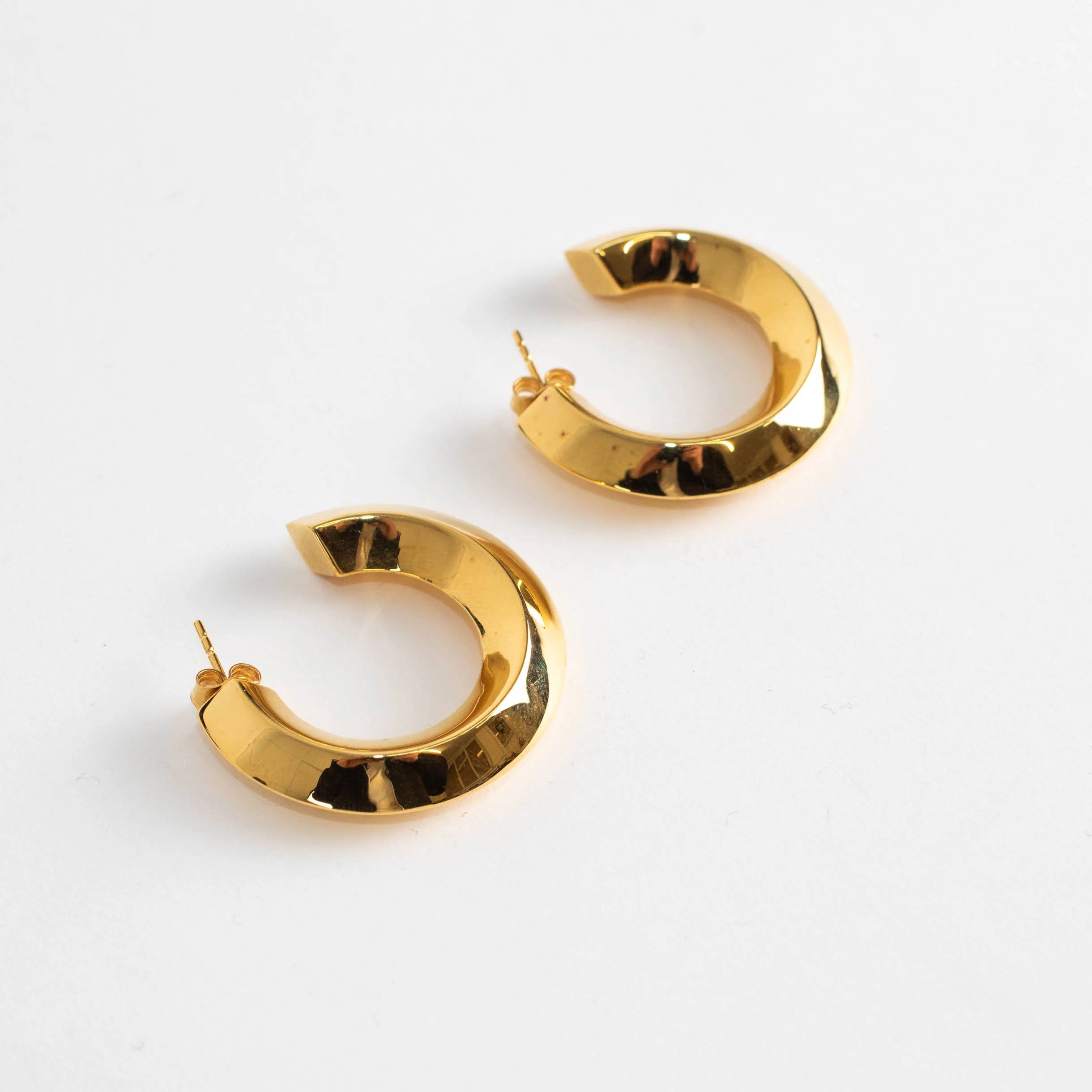 Missoma Large Gold Earrings - Image 7