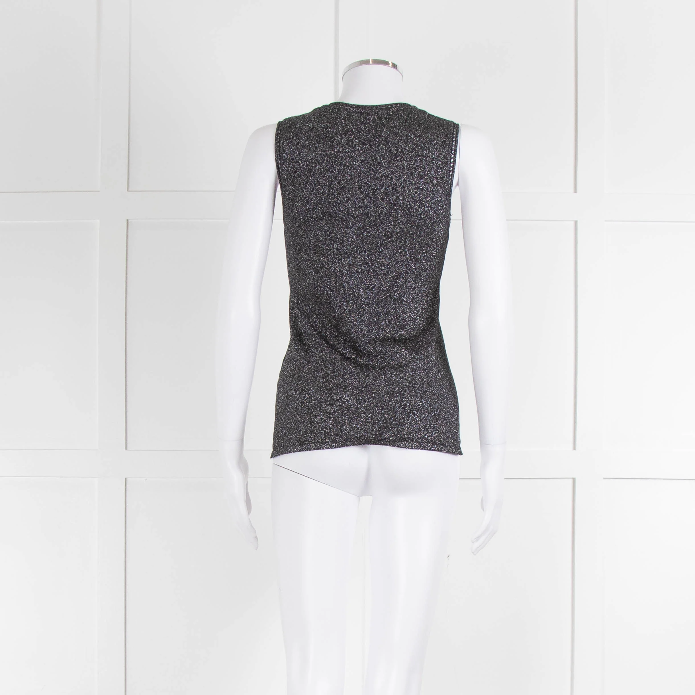 Missoni Black and Lurex Knit Vest - Image 3