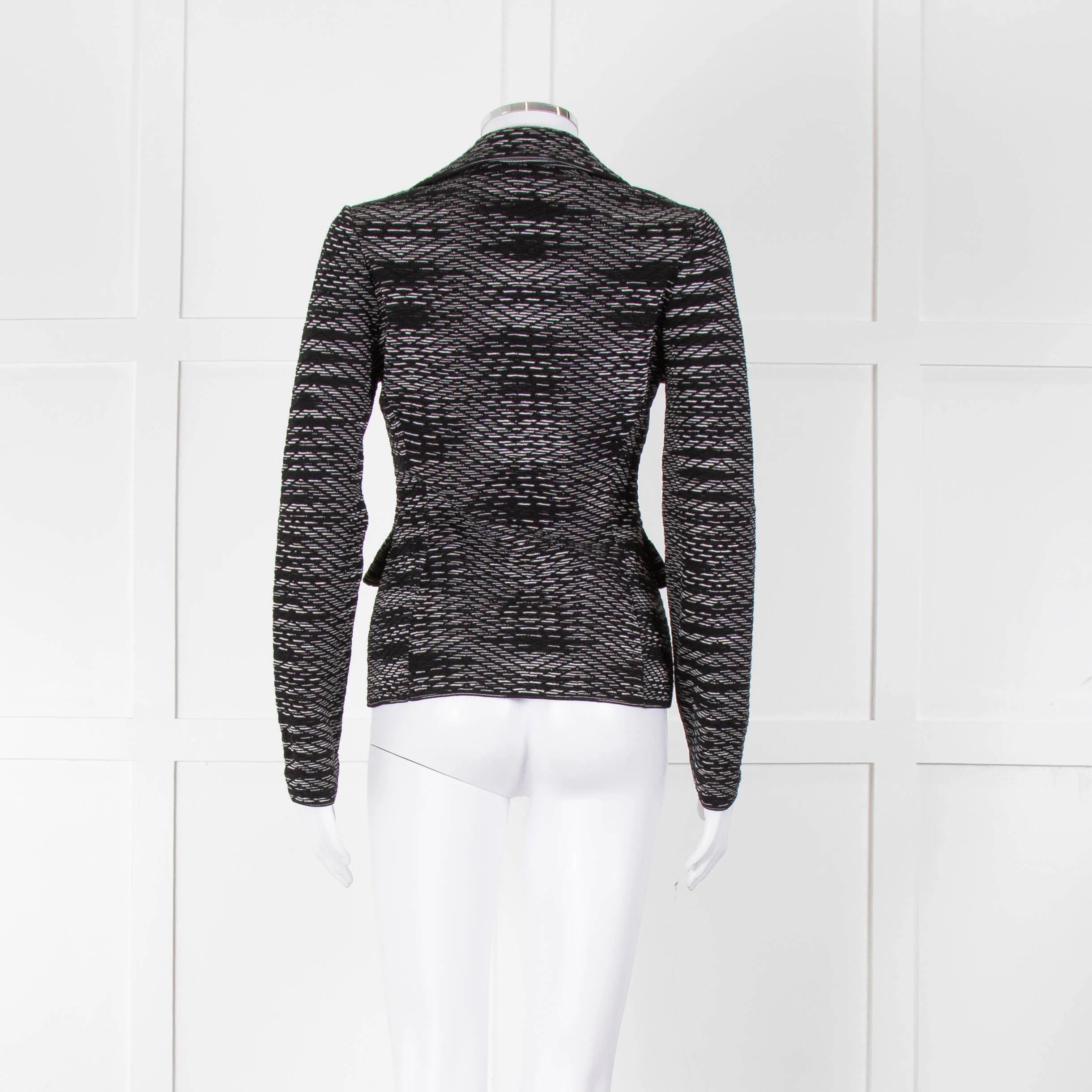 Missoni Black and White Stretch Blazer - Image 5