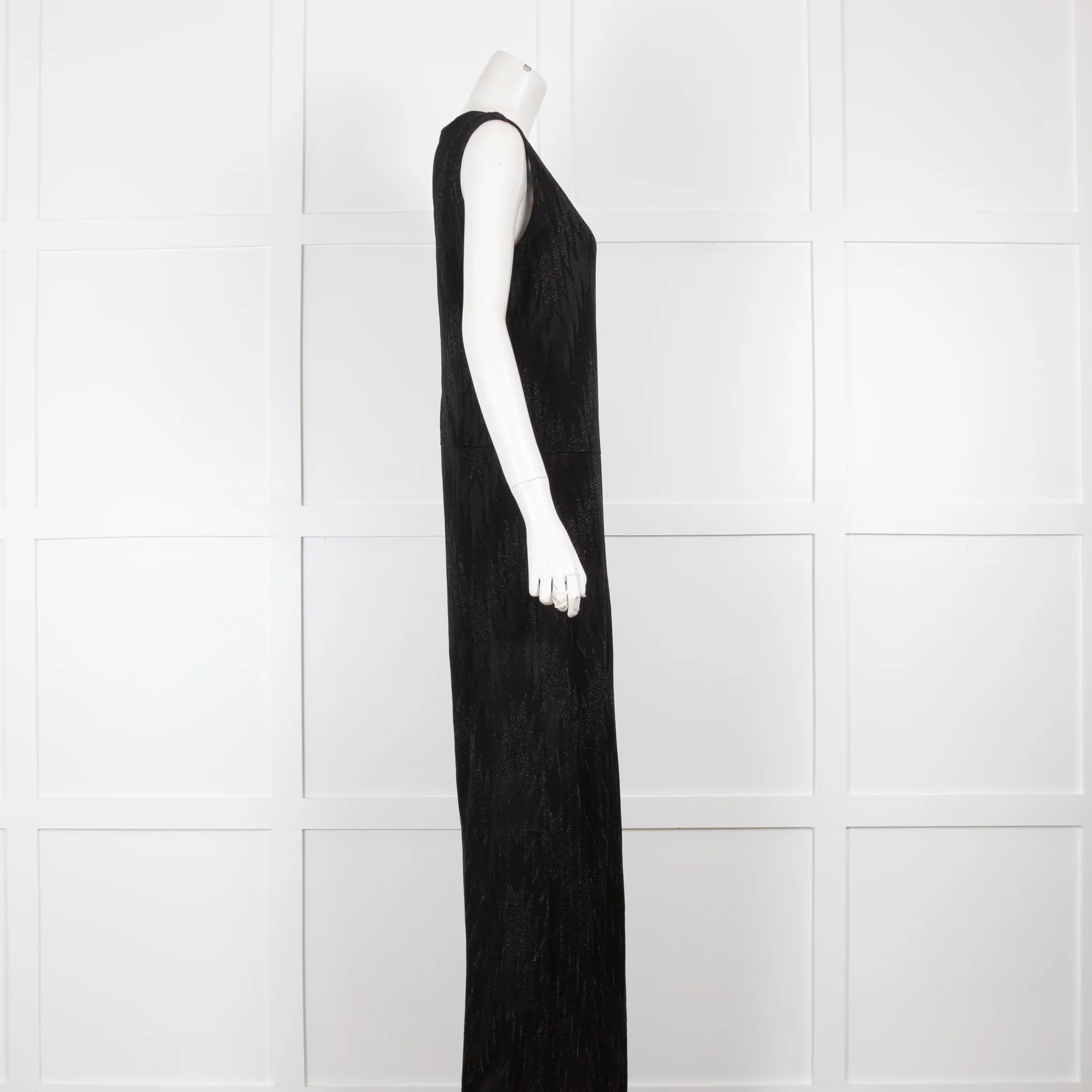 Missoni Black Sparkle Sleeveless Jumpsuit - Image 2
