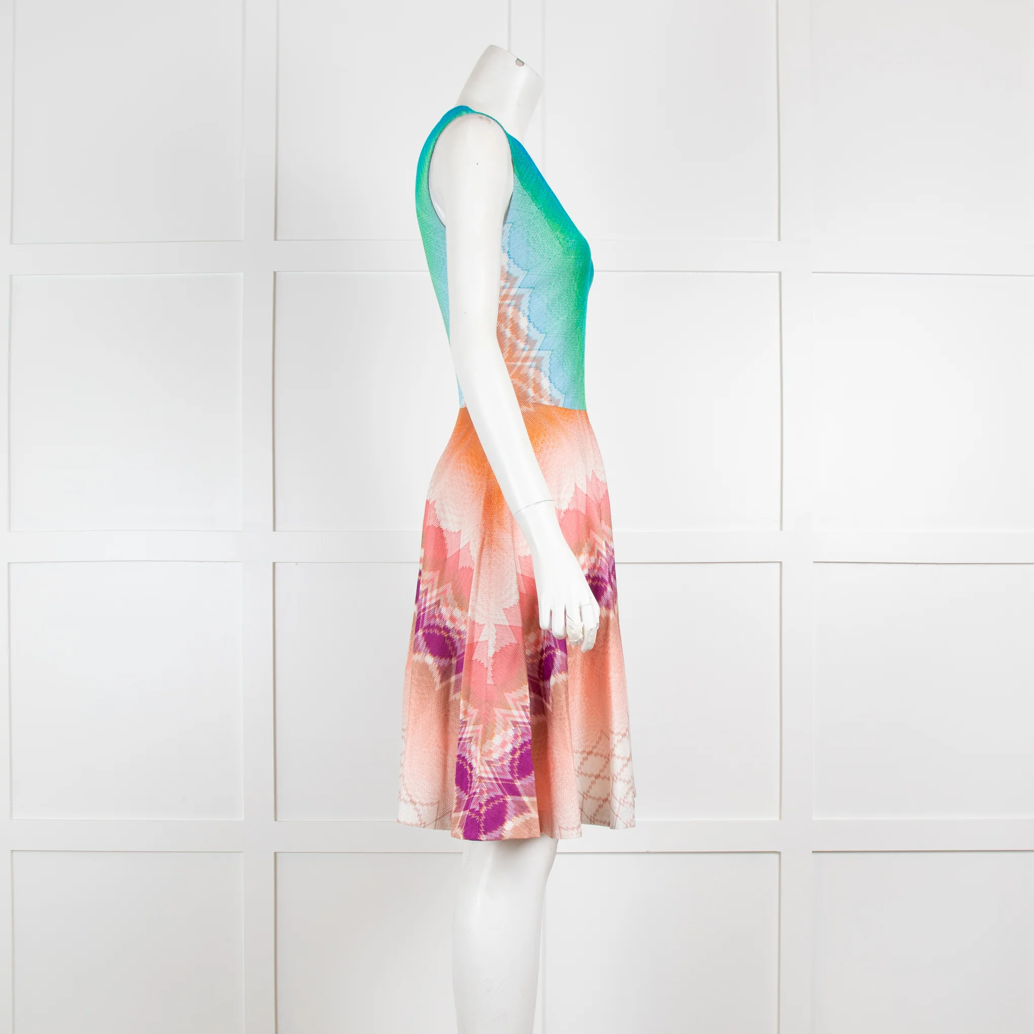 Missoni Chevron Ombre Fit and Flare Dress - Image 2