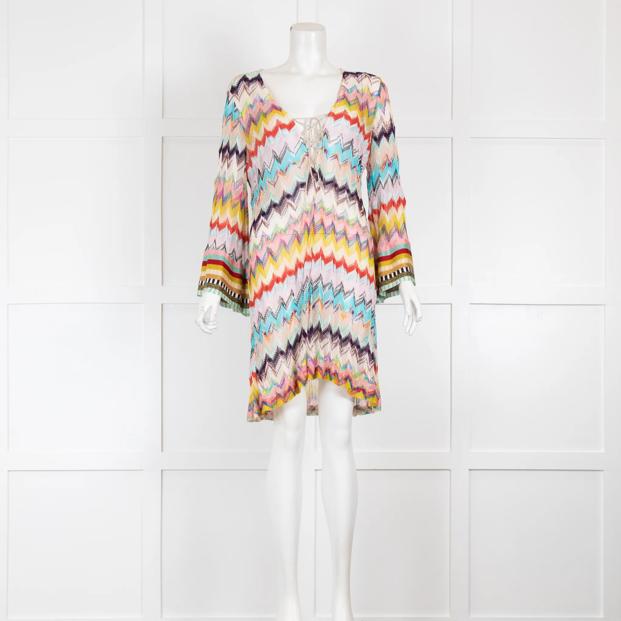 Missoni Mare Multi Coloured Patterned Beach Cover Up