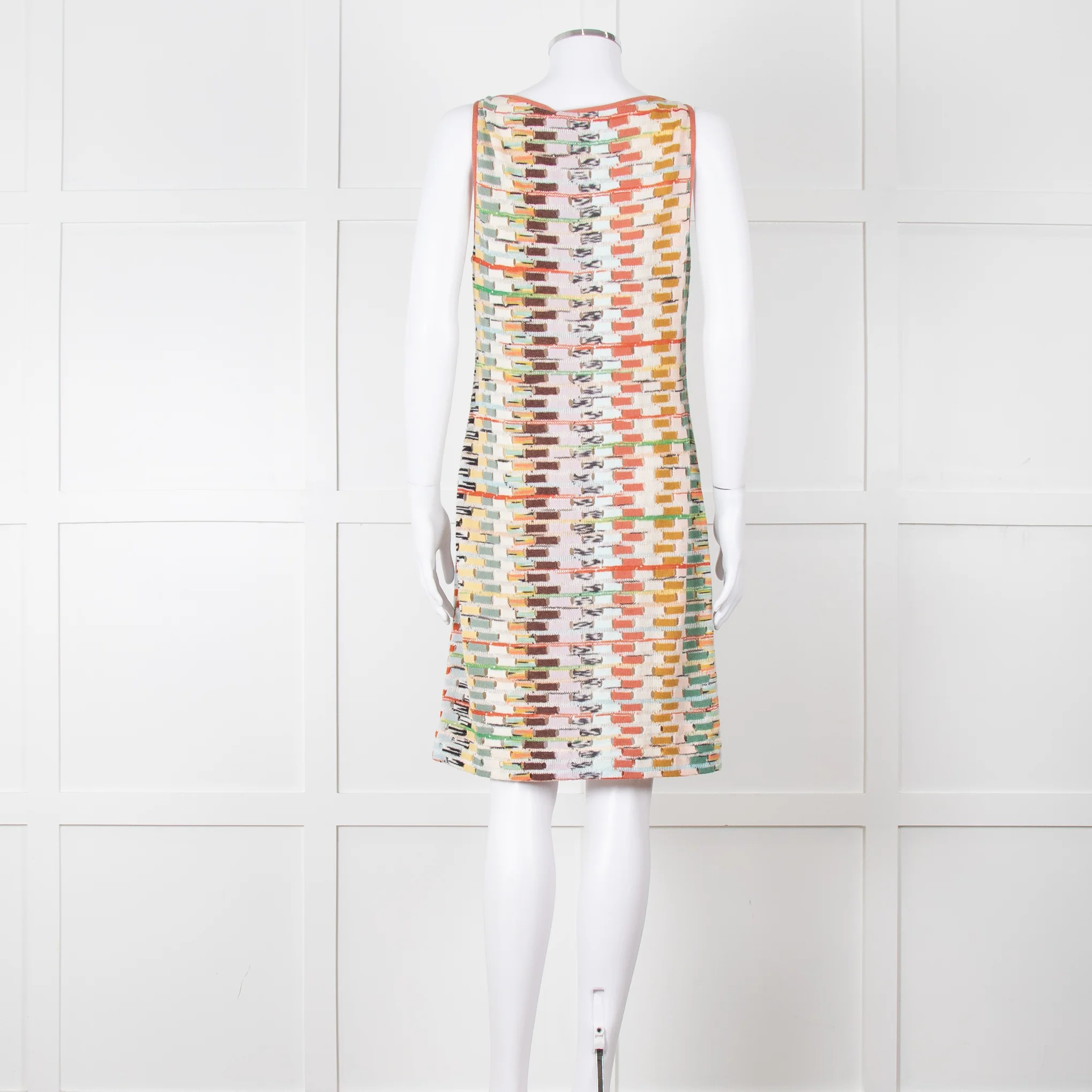 Missoni Multi Coloured Sleeveless Knee Length Dress - Image 5