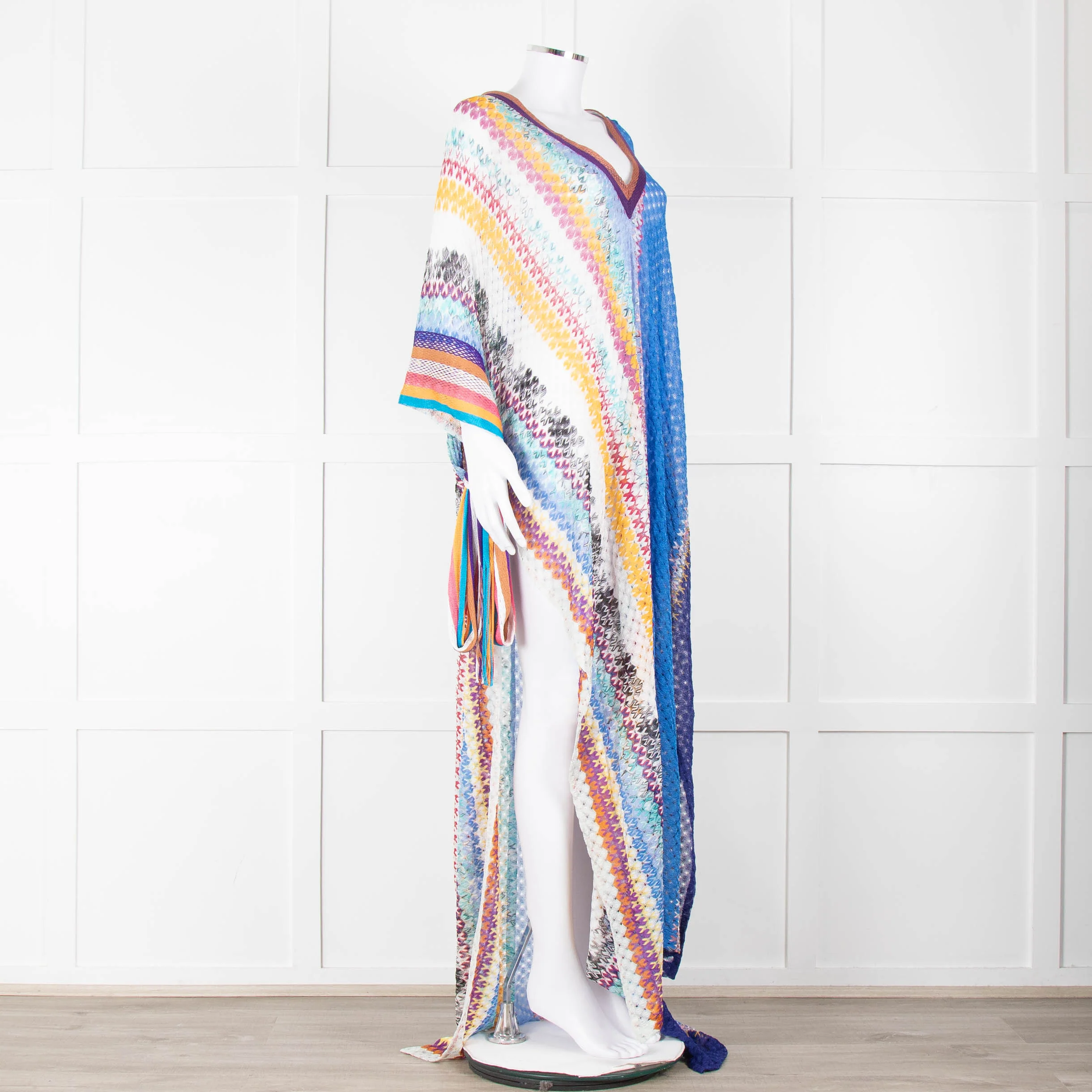 Missoni Multicolour Side Tie Summer Long Cover Up - Image 2