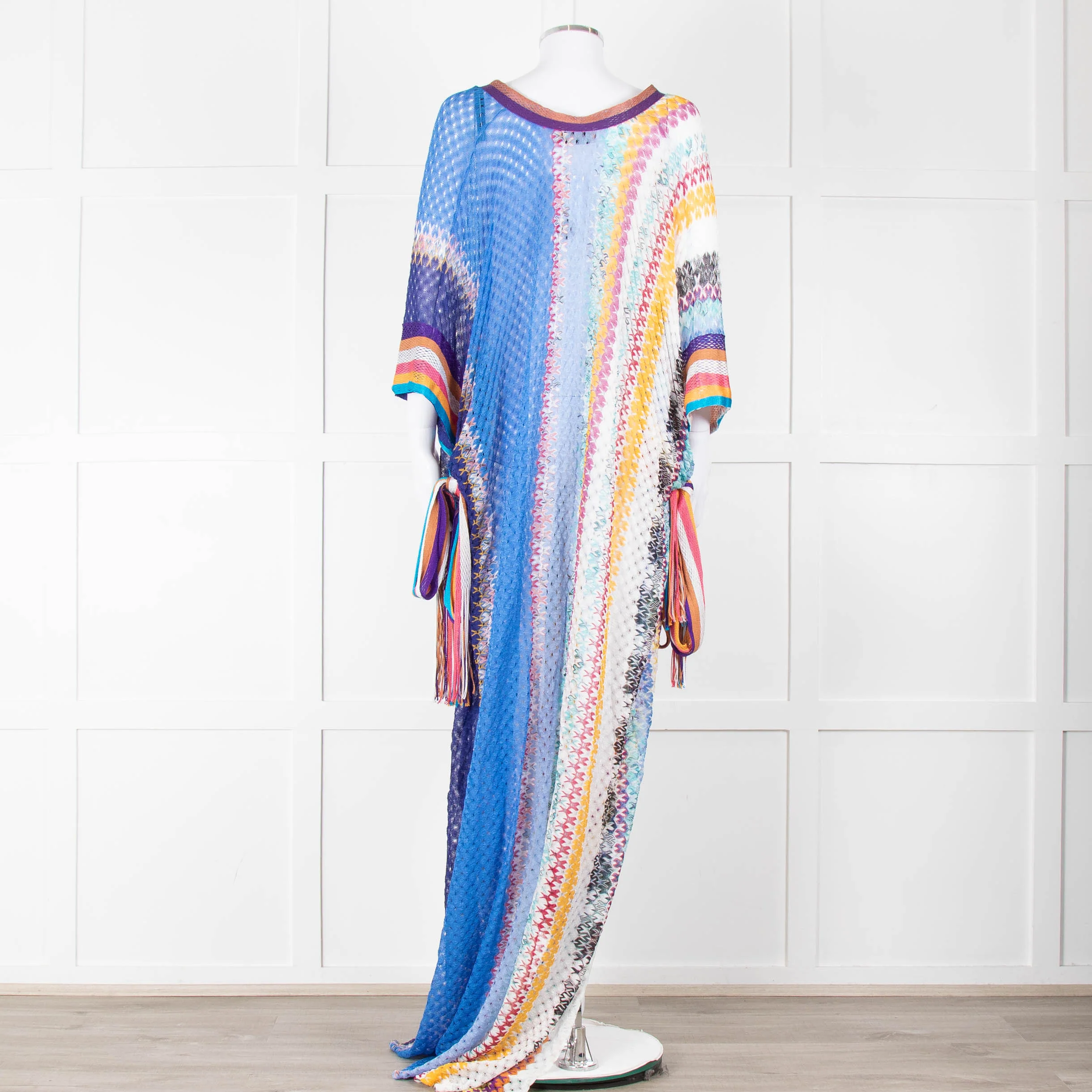 Missoni Multicolour Side Tie Summer Long Cover Up - Image 5