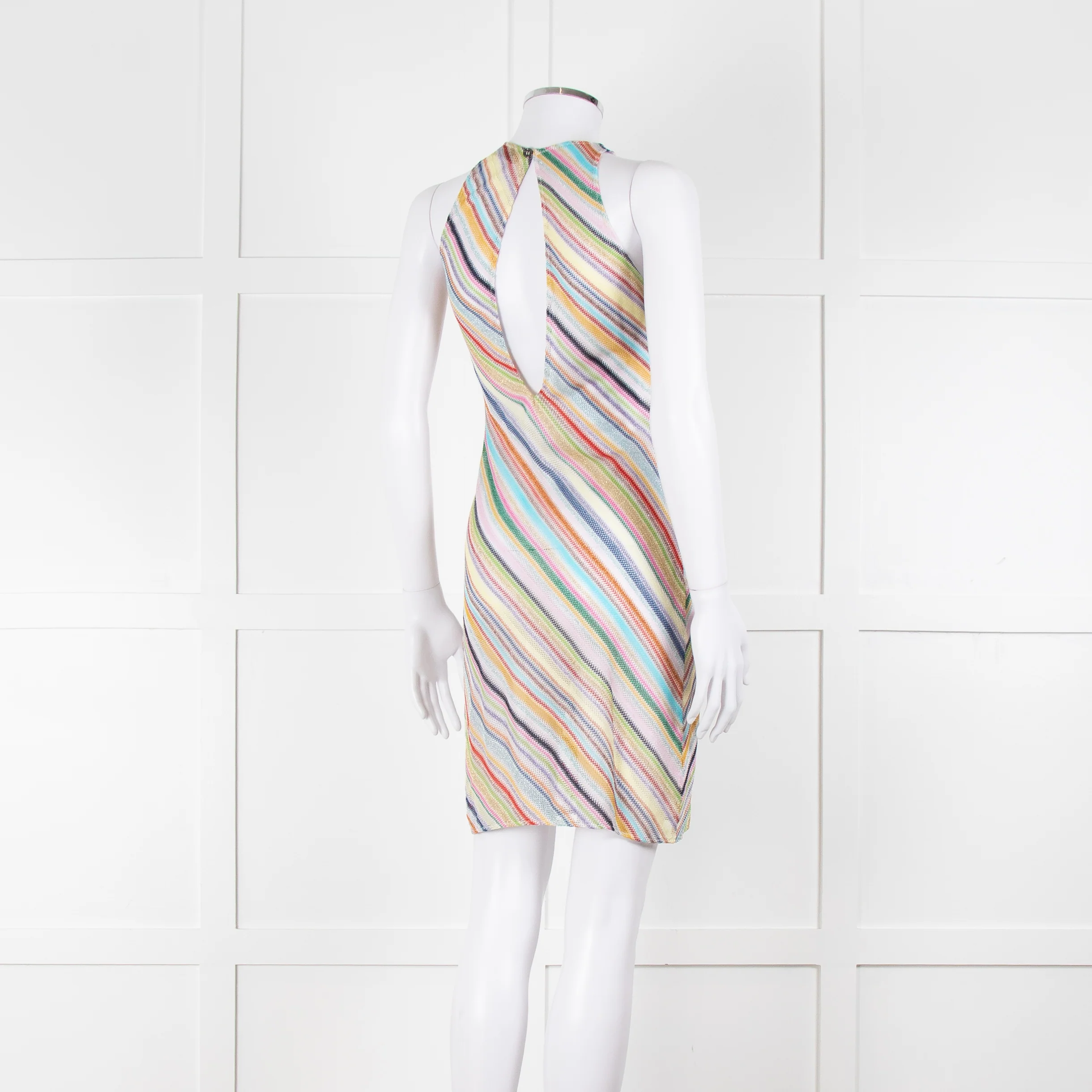 Missoni Multicoloured Metallic Stripe Crochet Dress - Image 4