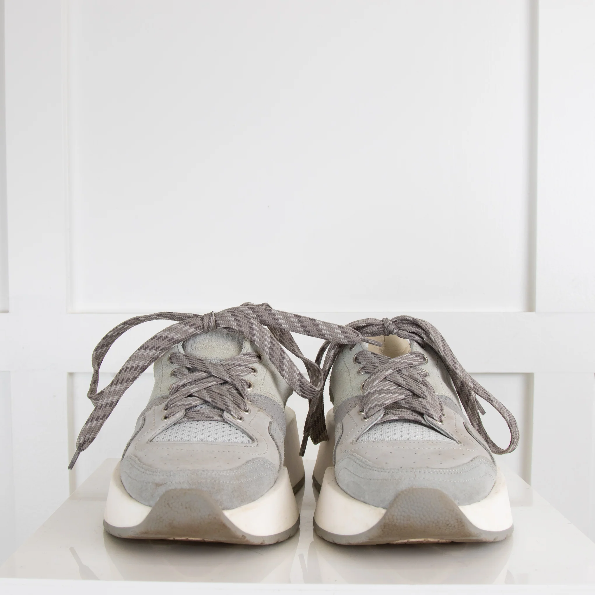 MM6 Grey Chunky Trainers - Image 3