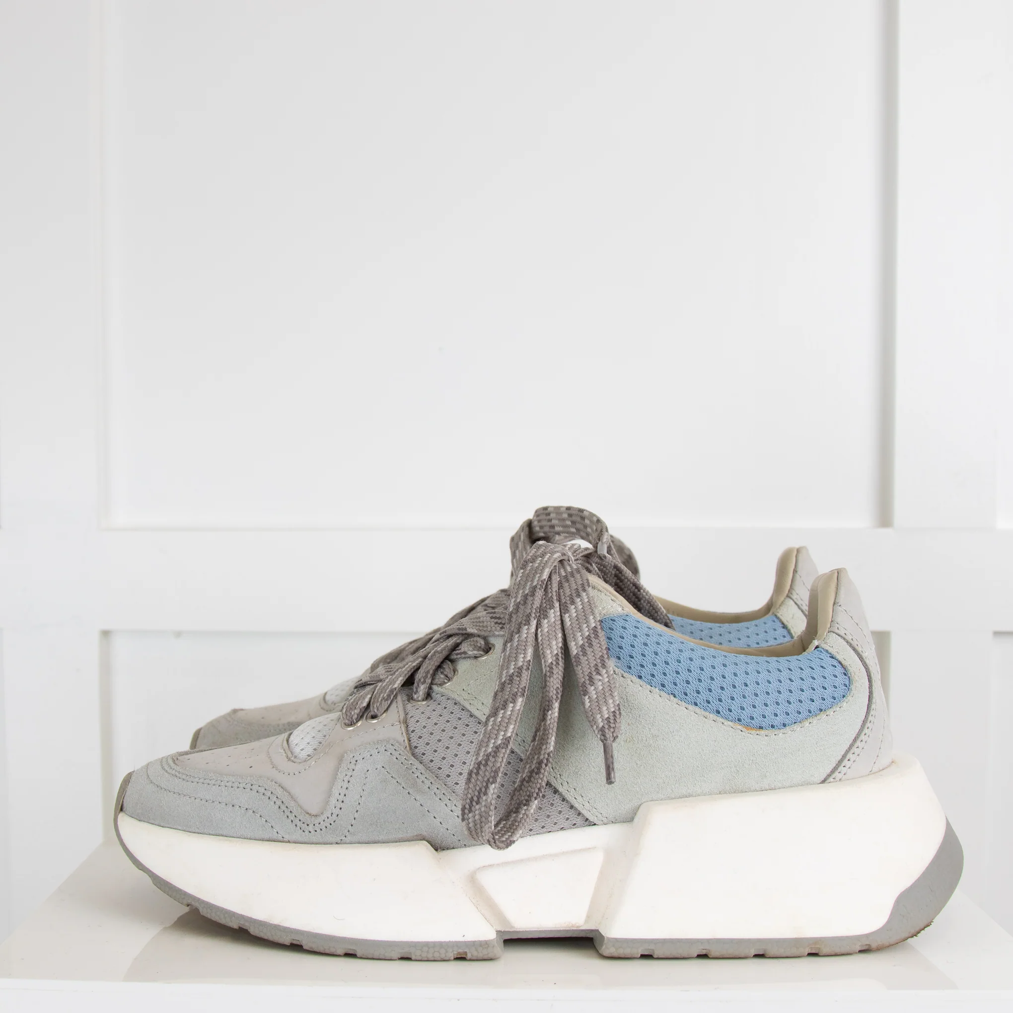 MM6 Grey Chunky Trainers - Image 4