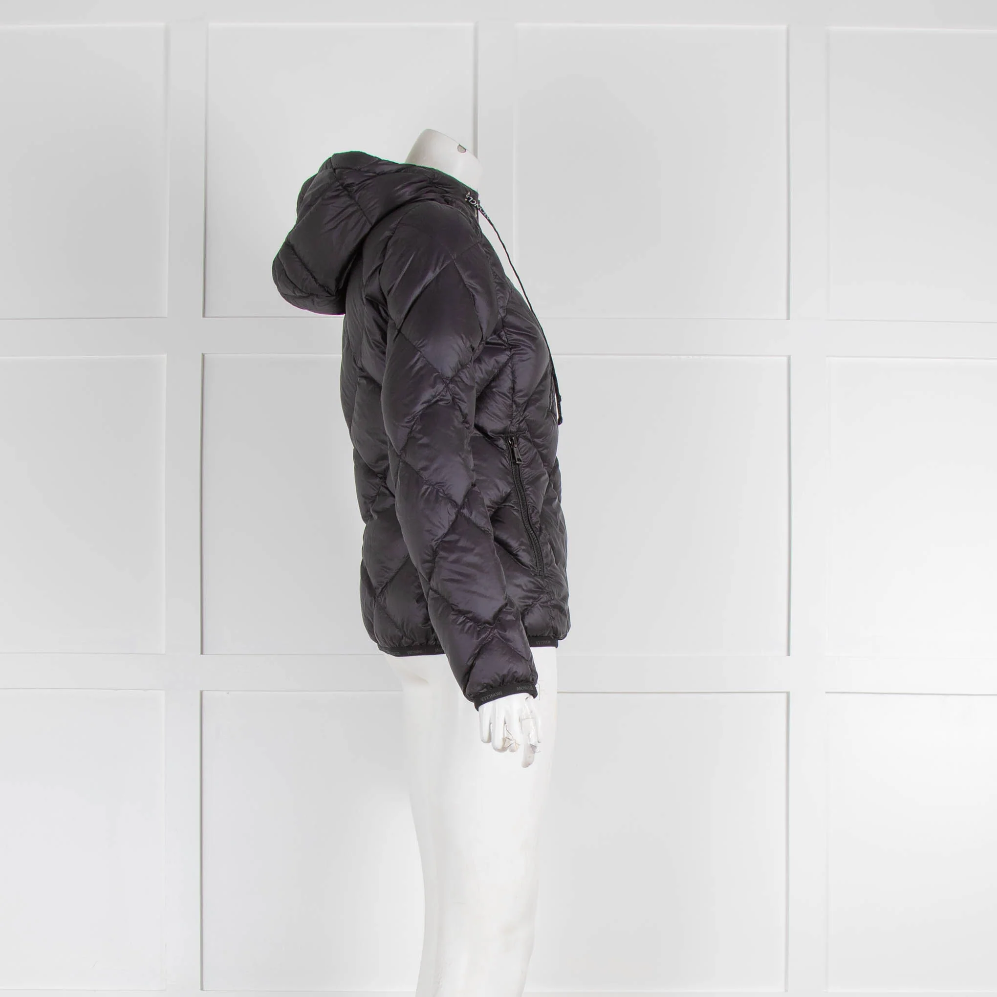 Moncler Black Oulx Quilted Nylon Jacket - Image 2