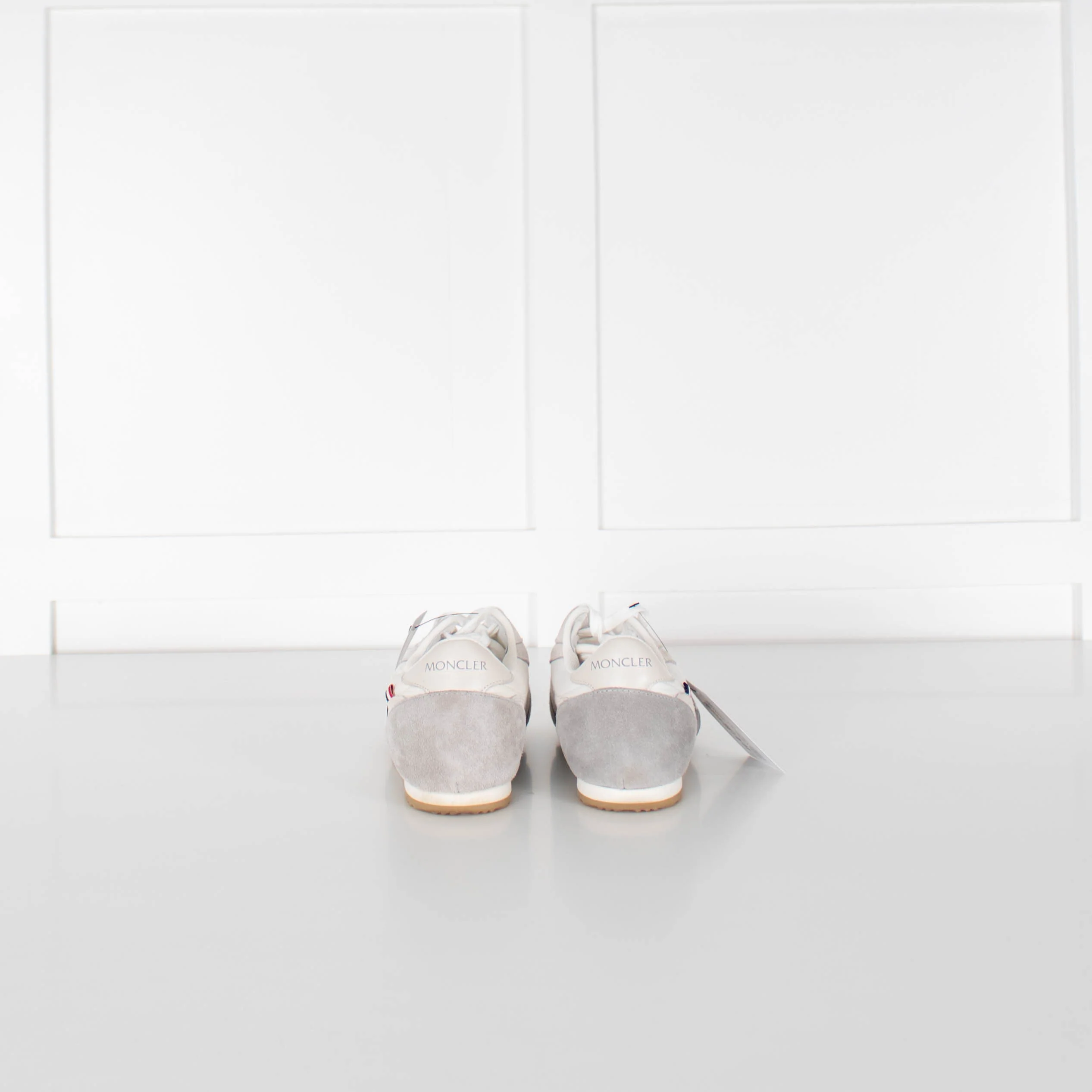 Moncler Cream Precipice Low-Top Sneakers - Image 6