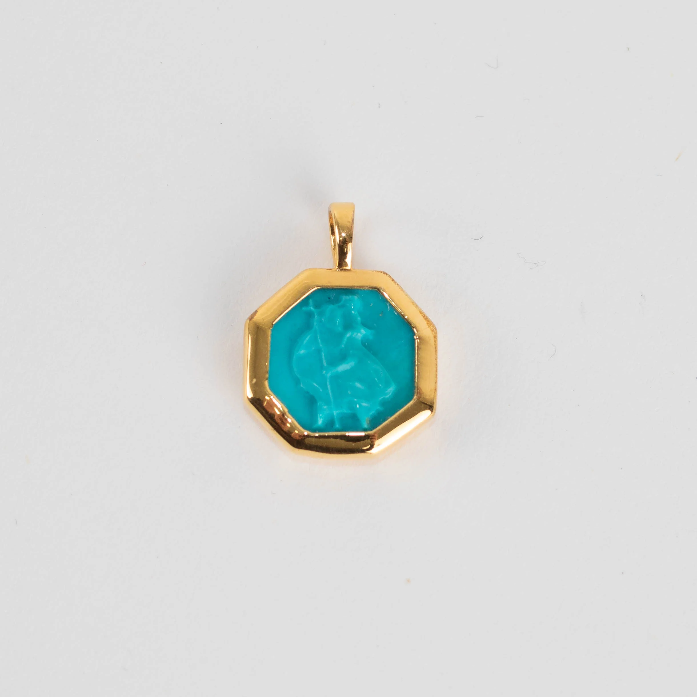 Monica Vinader St Christopher Gemstone Pendant - Image 3