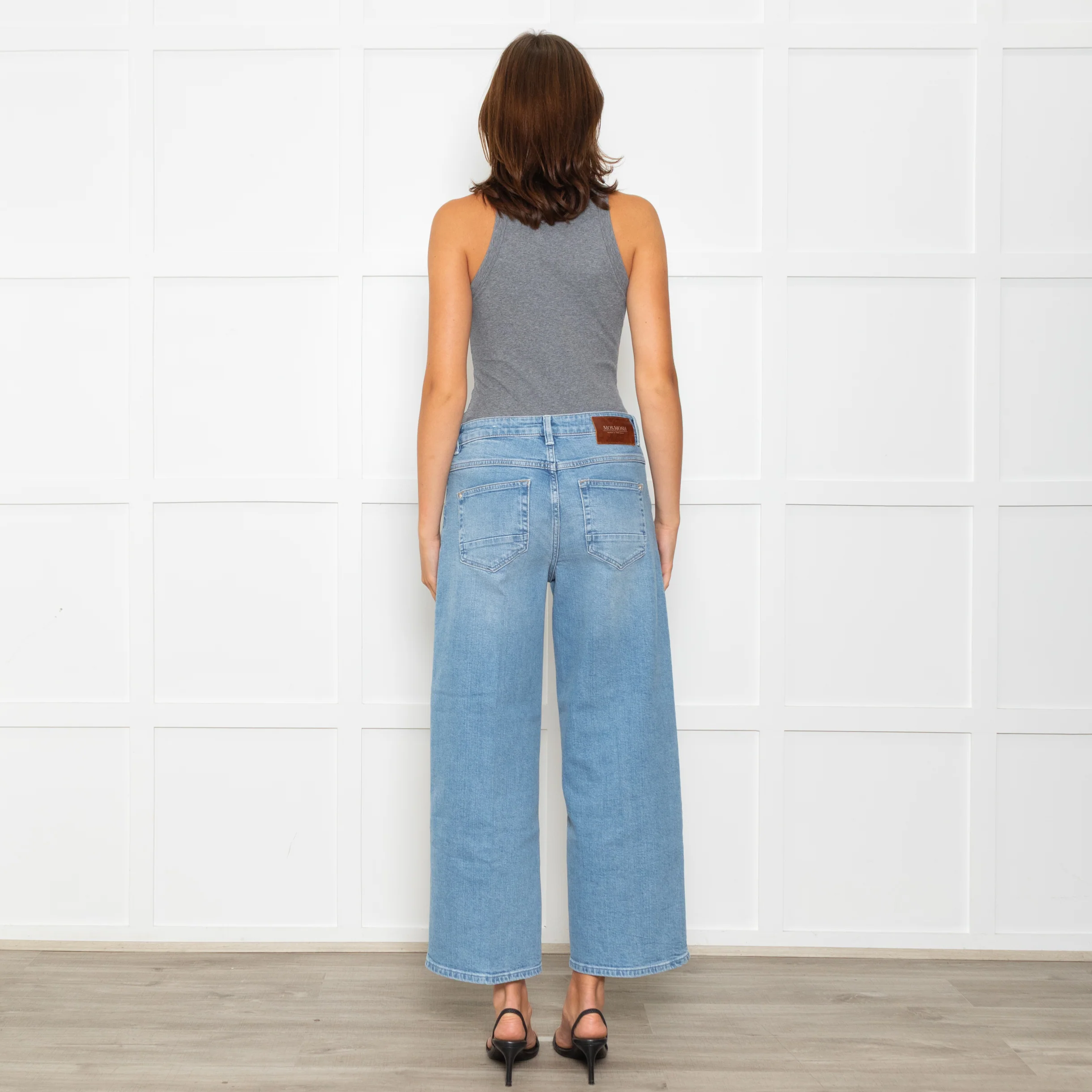 Mos Mosh Blue Callie Belle Wide Leg Jeans - Image 5