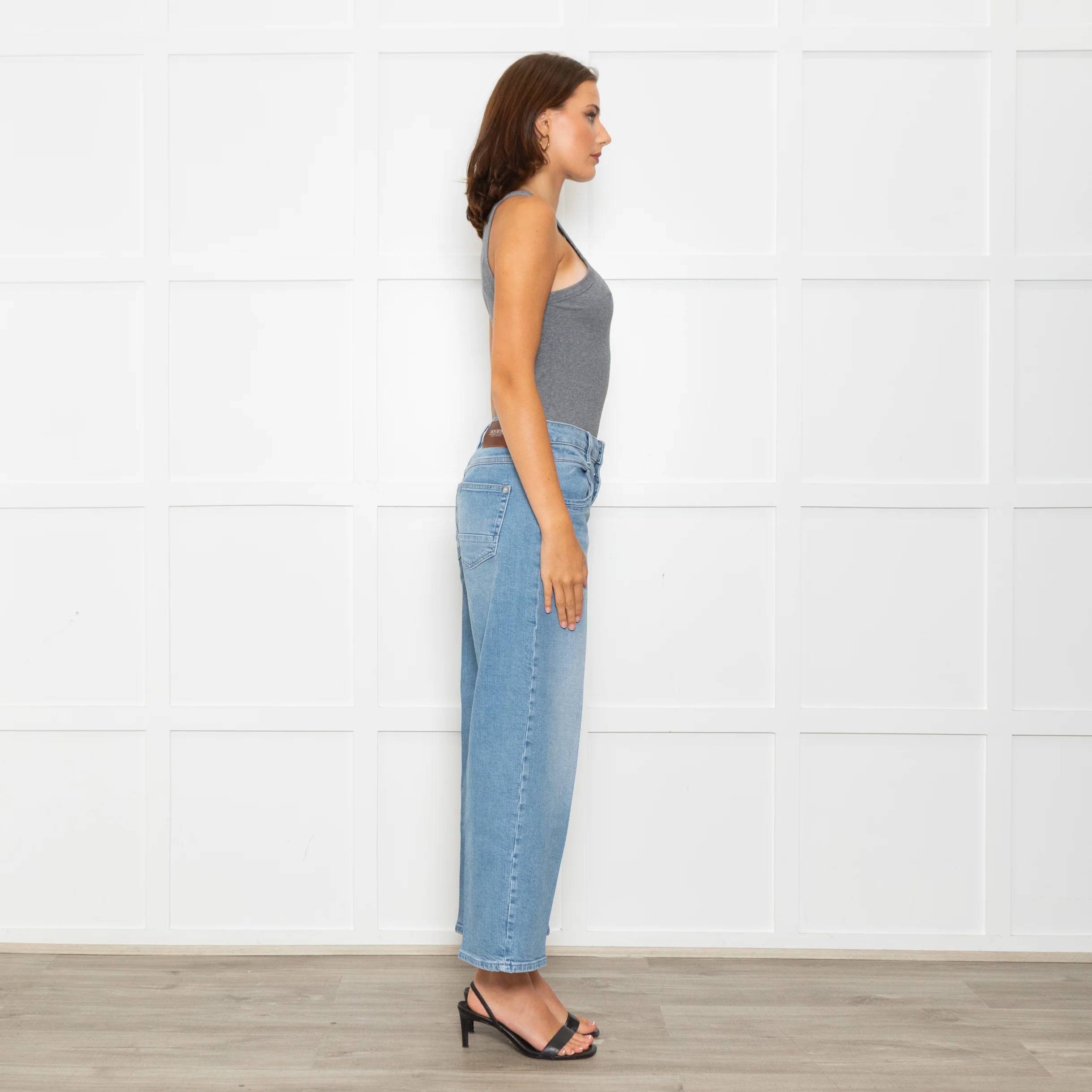 Mos Mosh Blue Callie Belle Wide Leg Jeans - Image 6