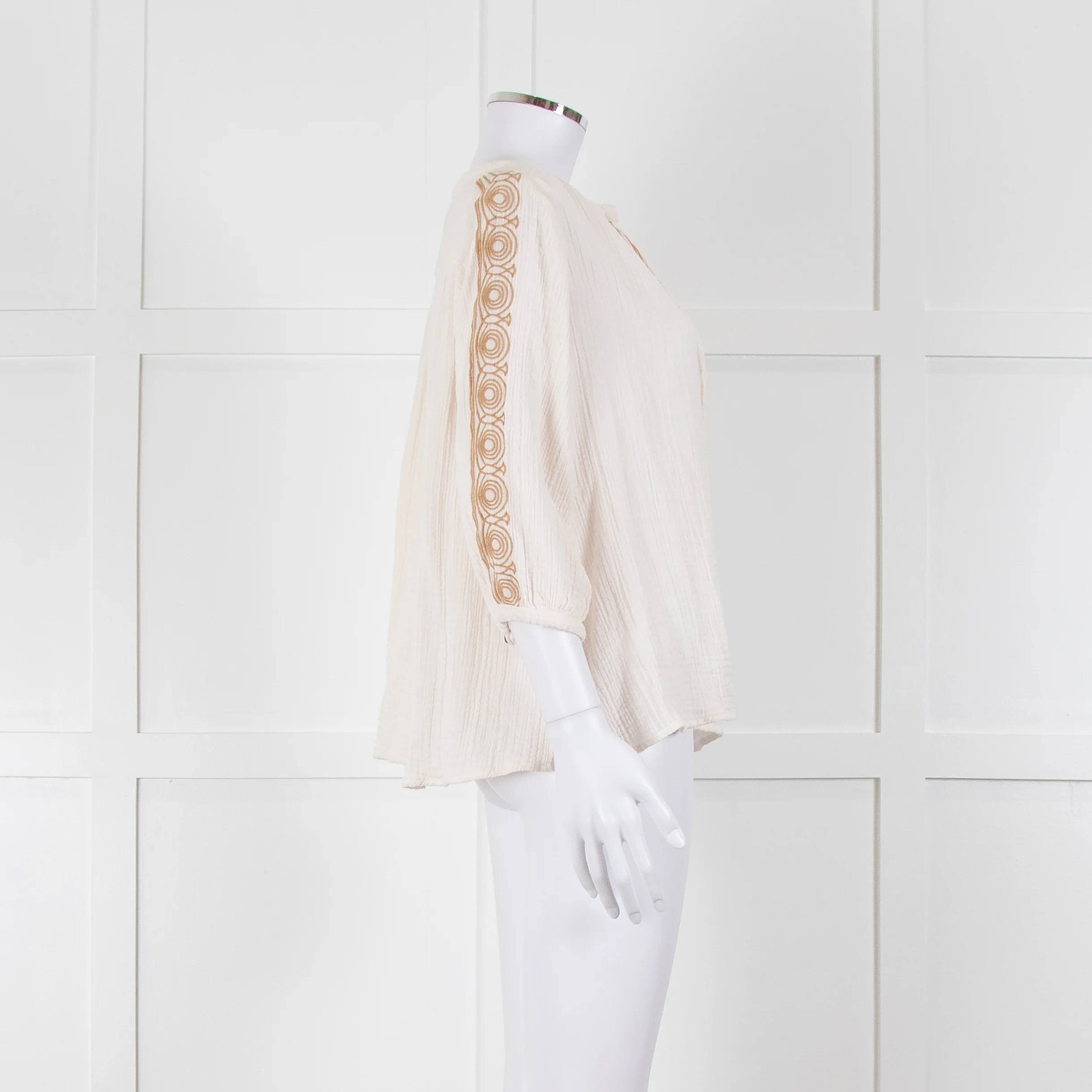 Mos Mosh White Laura Barca Blouse - Image 3