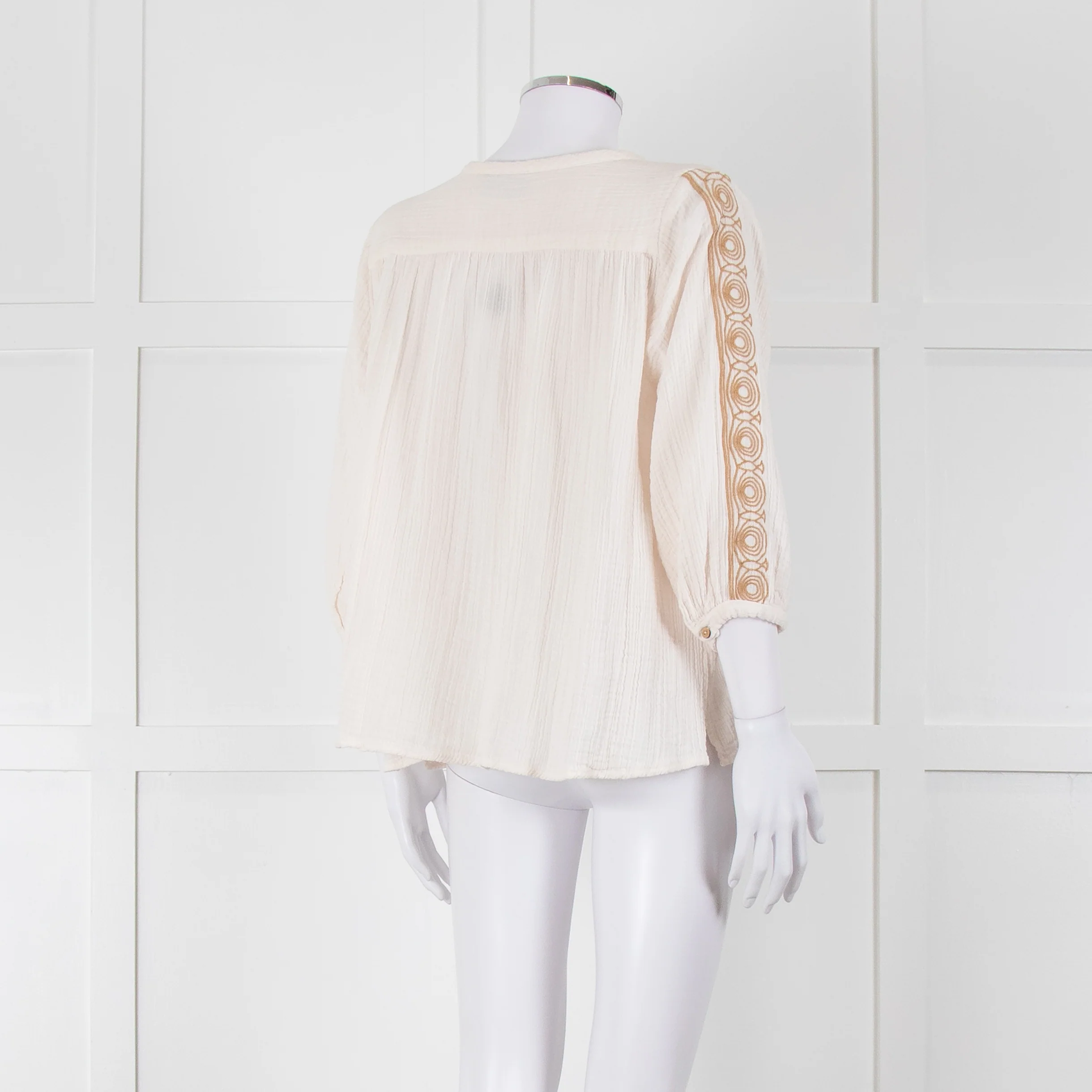 Mos Mosh White Laura Barca Blouse - Image 4