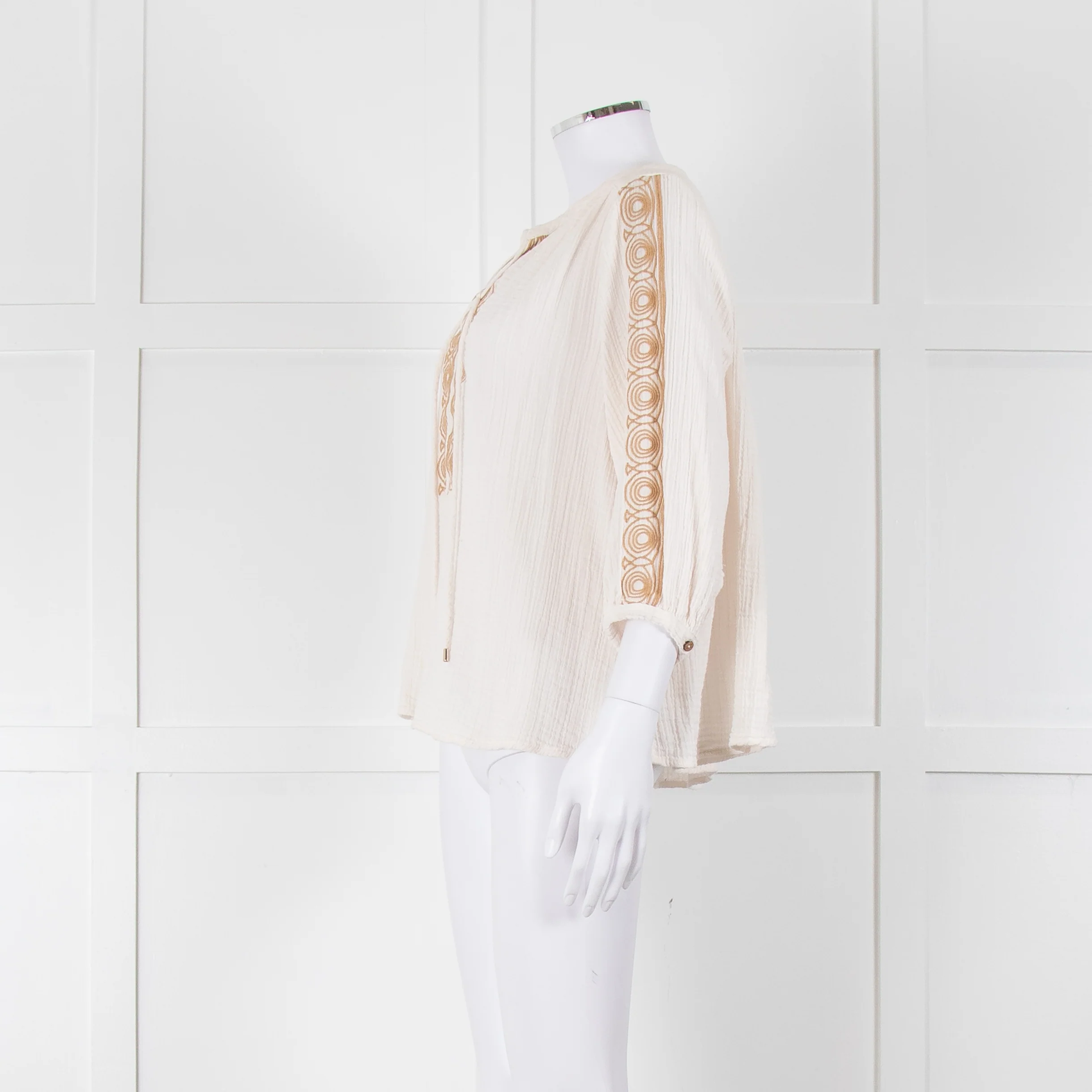 Mos Mosh White Laura Barca Blouse - Image 7