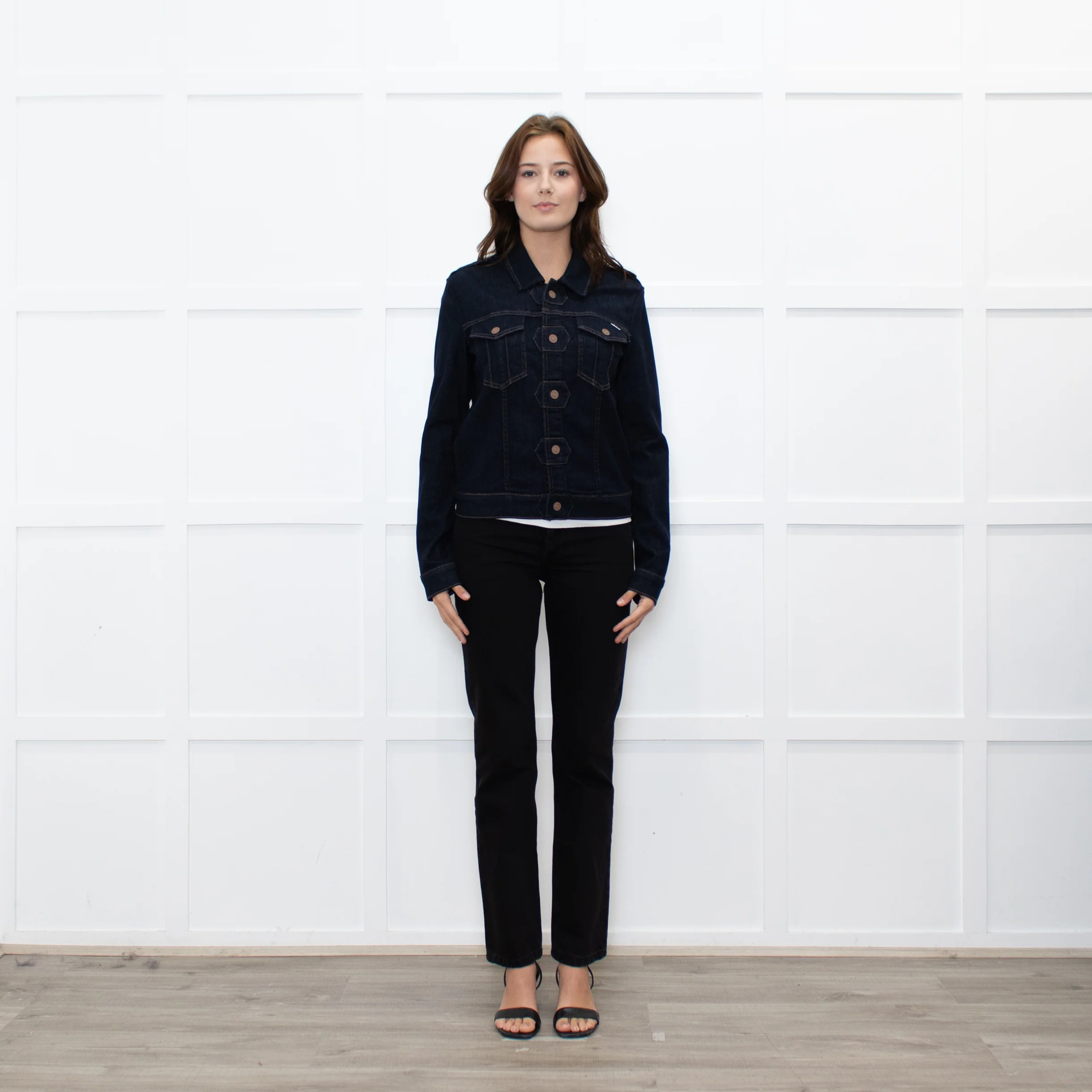 Mother Navy Denim Jacket