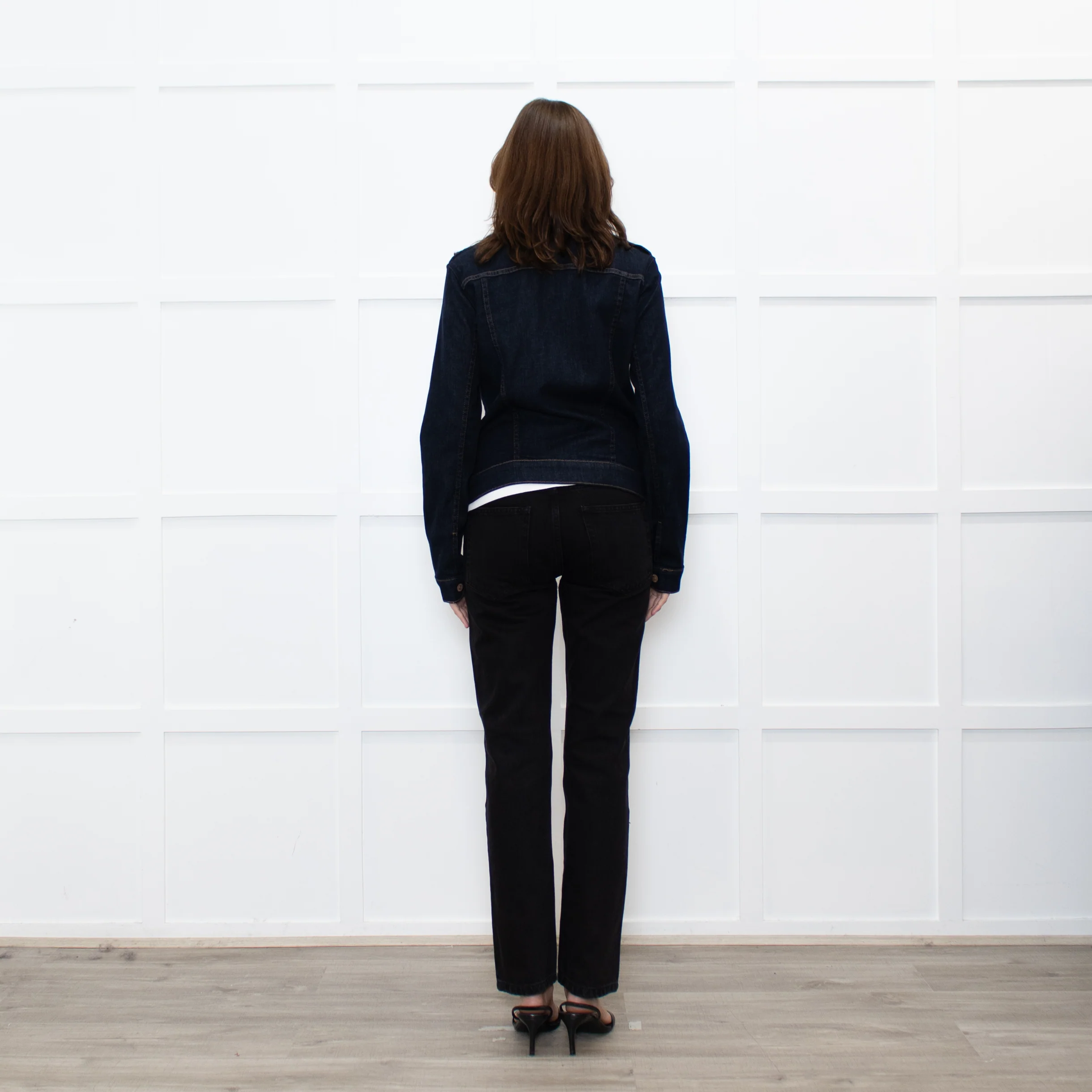 Mother Navy Denim Jacket - Image 5