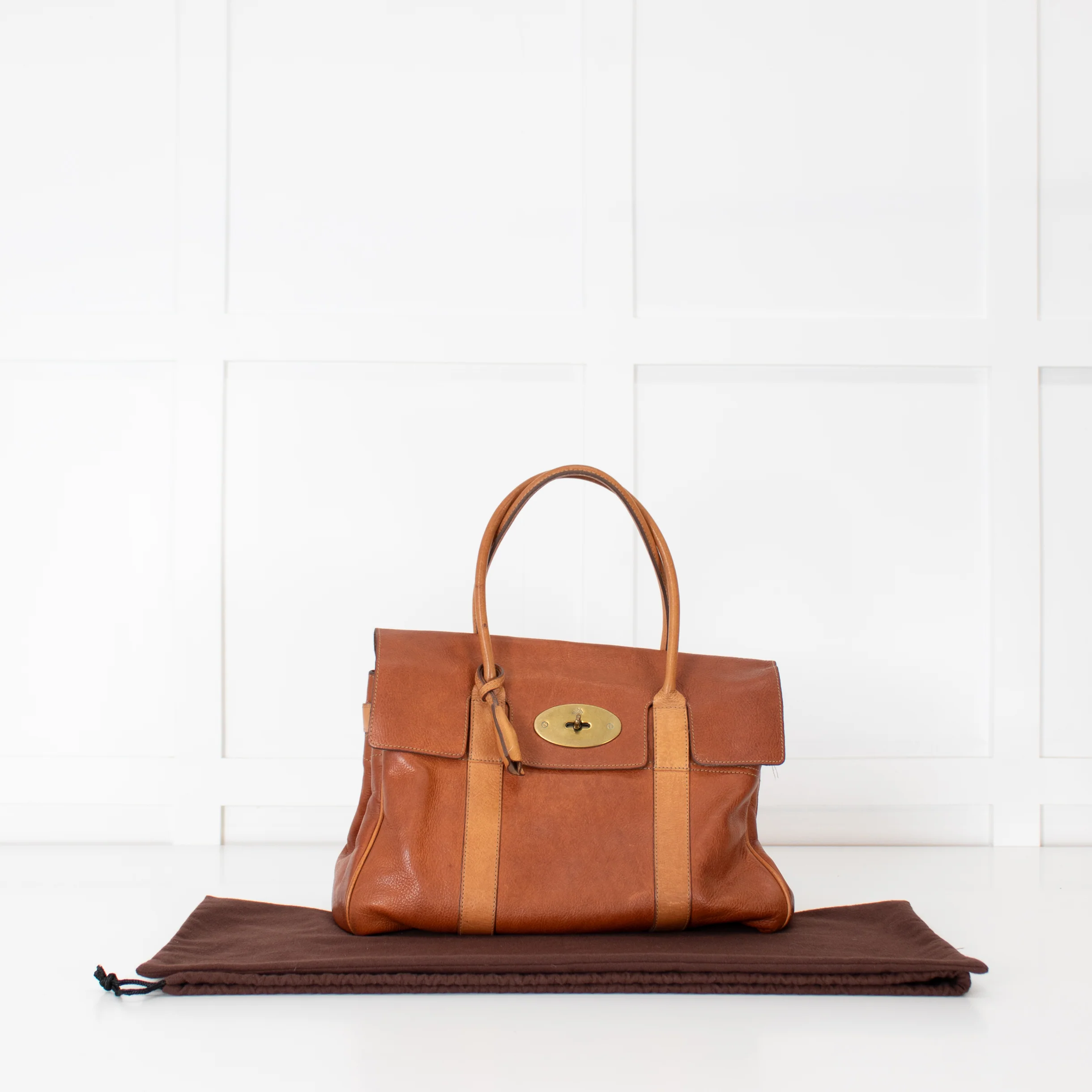 Mulberry Bayswater Two  Tone Tan Handbag - Image 2