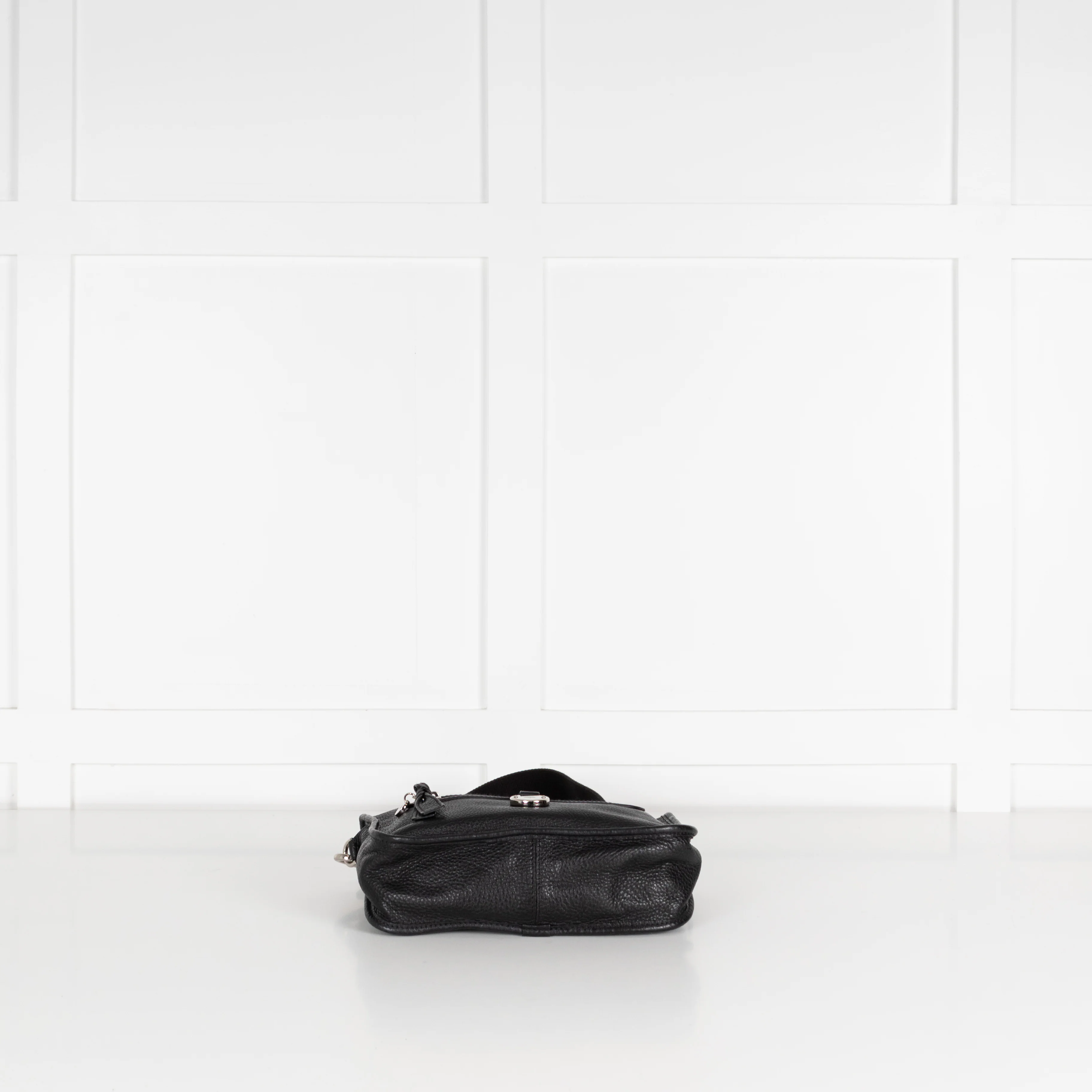 Mulberry Black Grainy Leather Somerset Shoulder Bag - Image 5