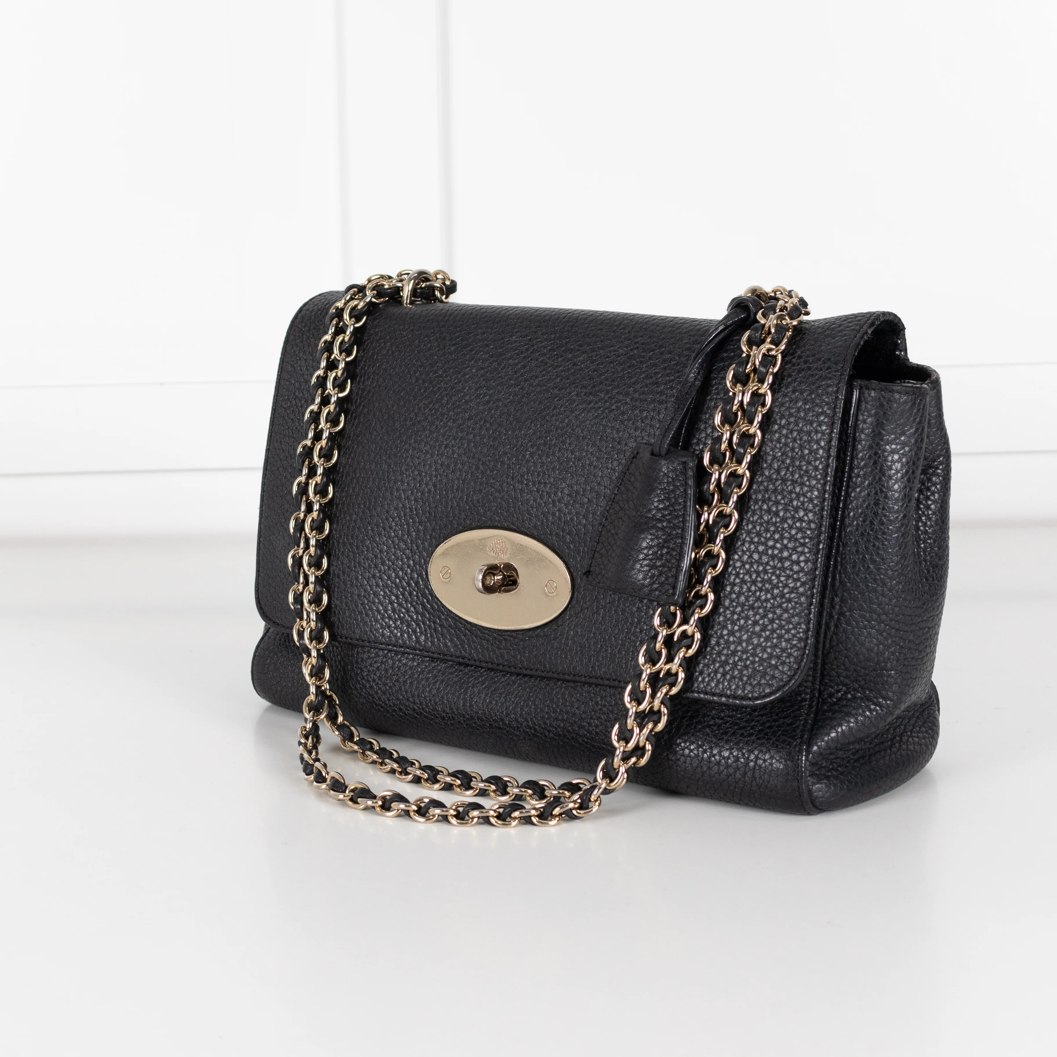 Mulberry Black Pebbled Leather Lily Bag - Image 11