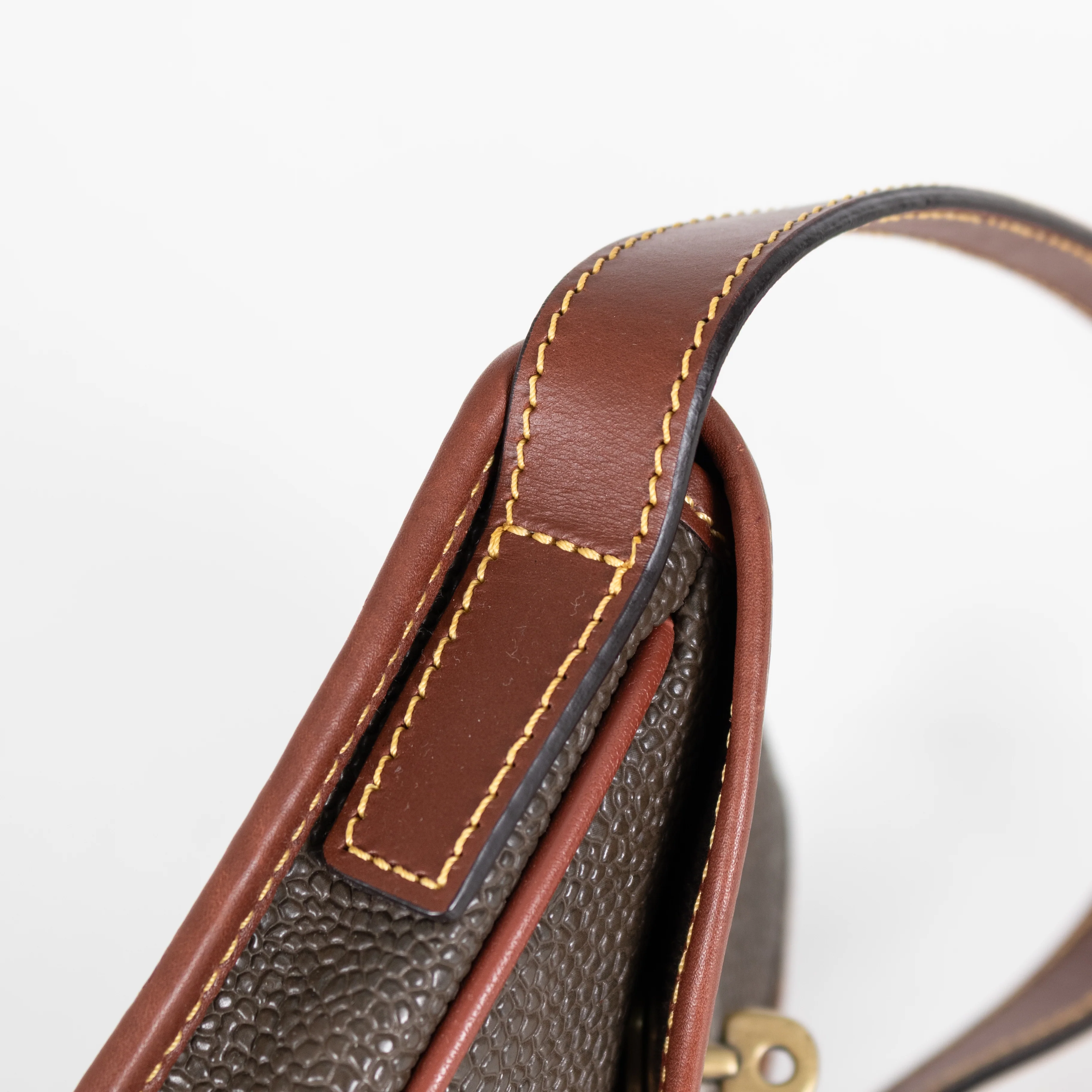 Mulberry Brown Scotchgrain Leather Vintage Small Crossbody Bag - Image 11