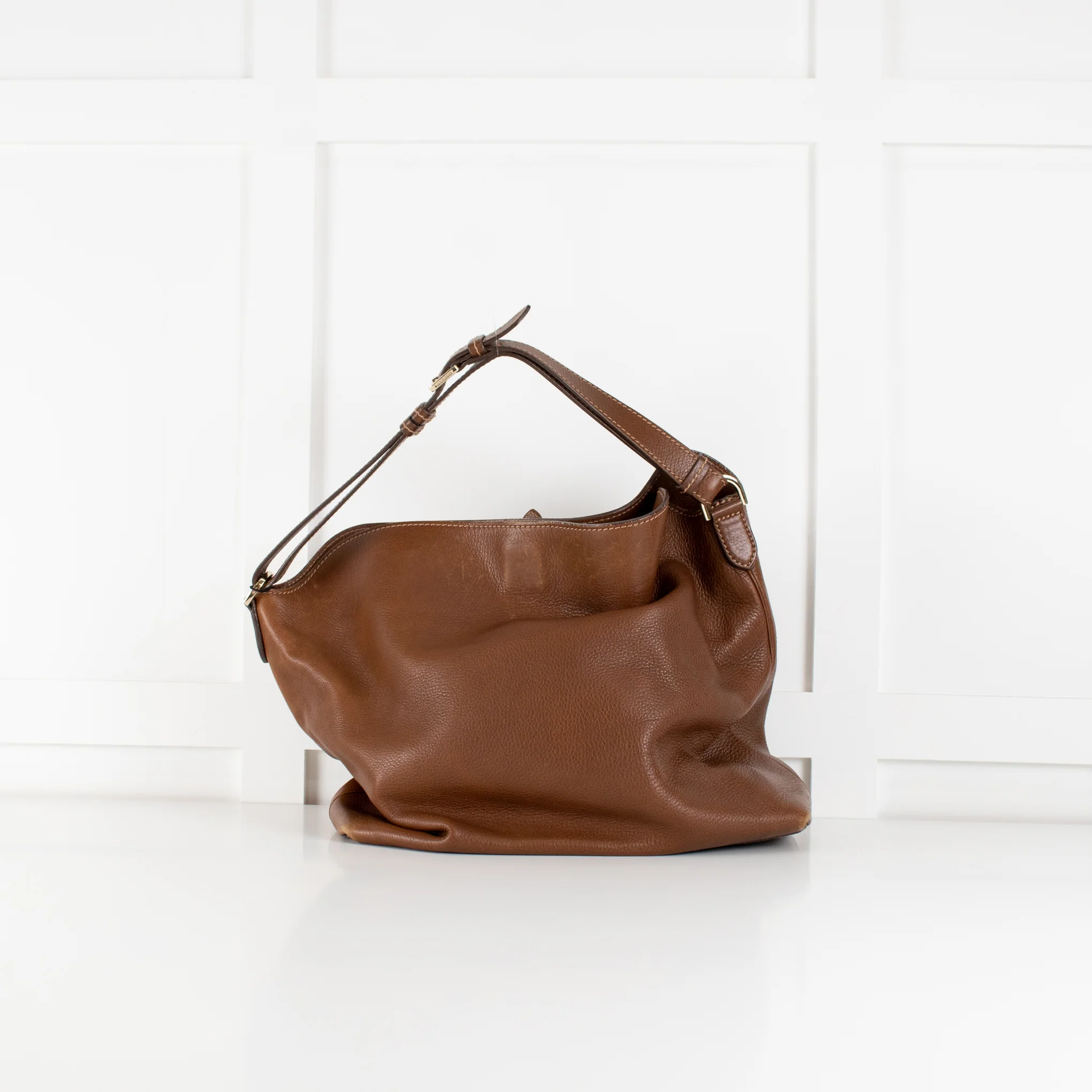 Mulberry Brown Tessie Hobo Tote Leather Bag - Image 5