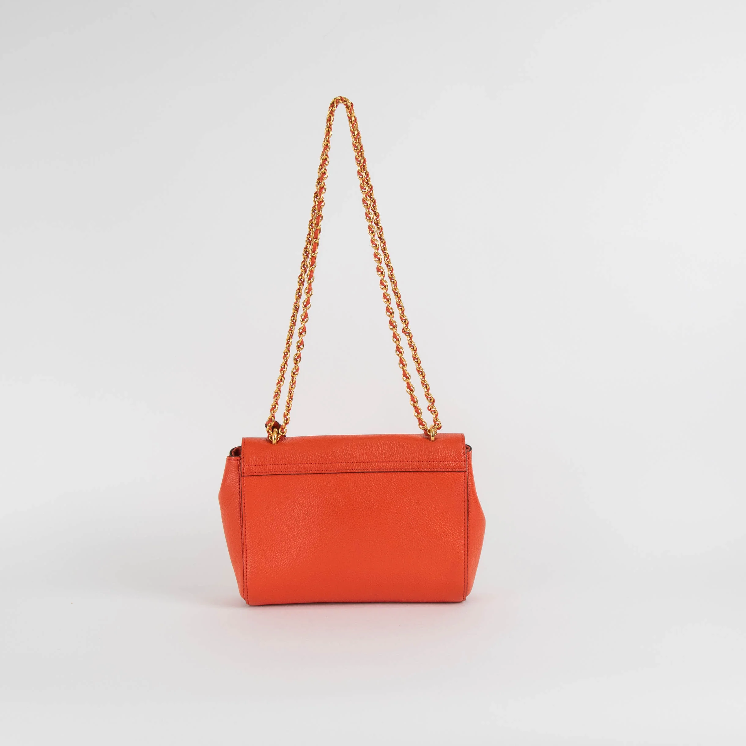 Mulberry Orange Lily Gold Hardware Shoulder Bag - Image 4