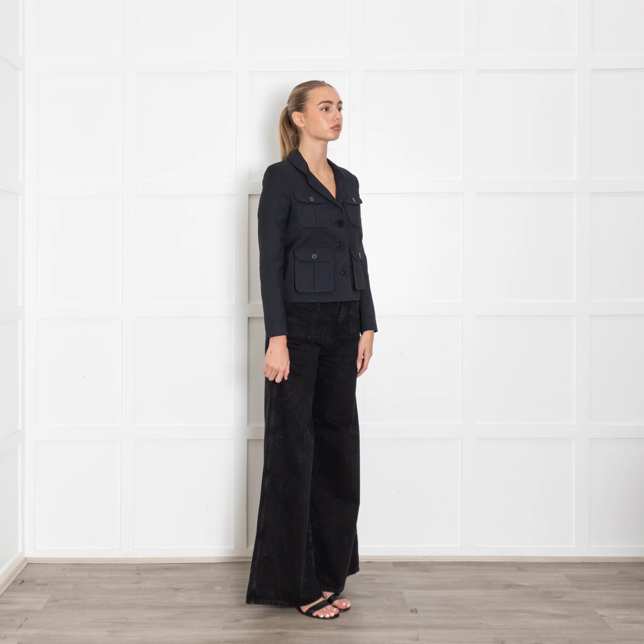 Mulberry Tippi Navy Jacket - Image 7