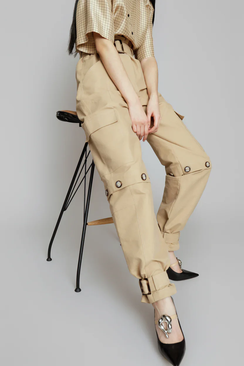 Munthe 'Ebulu' Trousers in Camel - Image 3