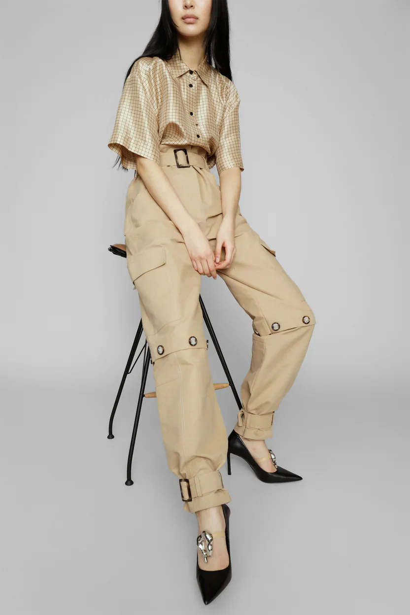 Munthe 'Ebulu' Trousers in Camel - Image 5