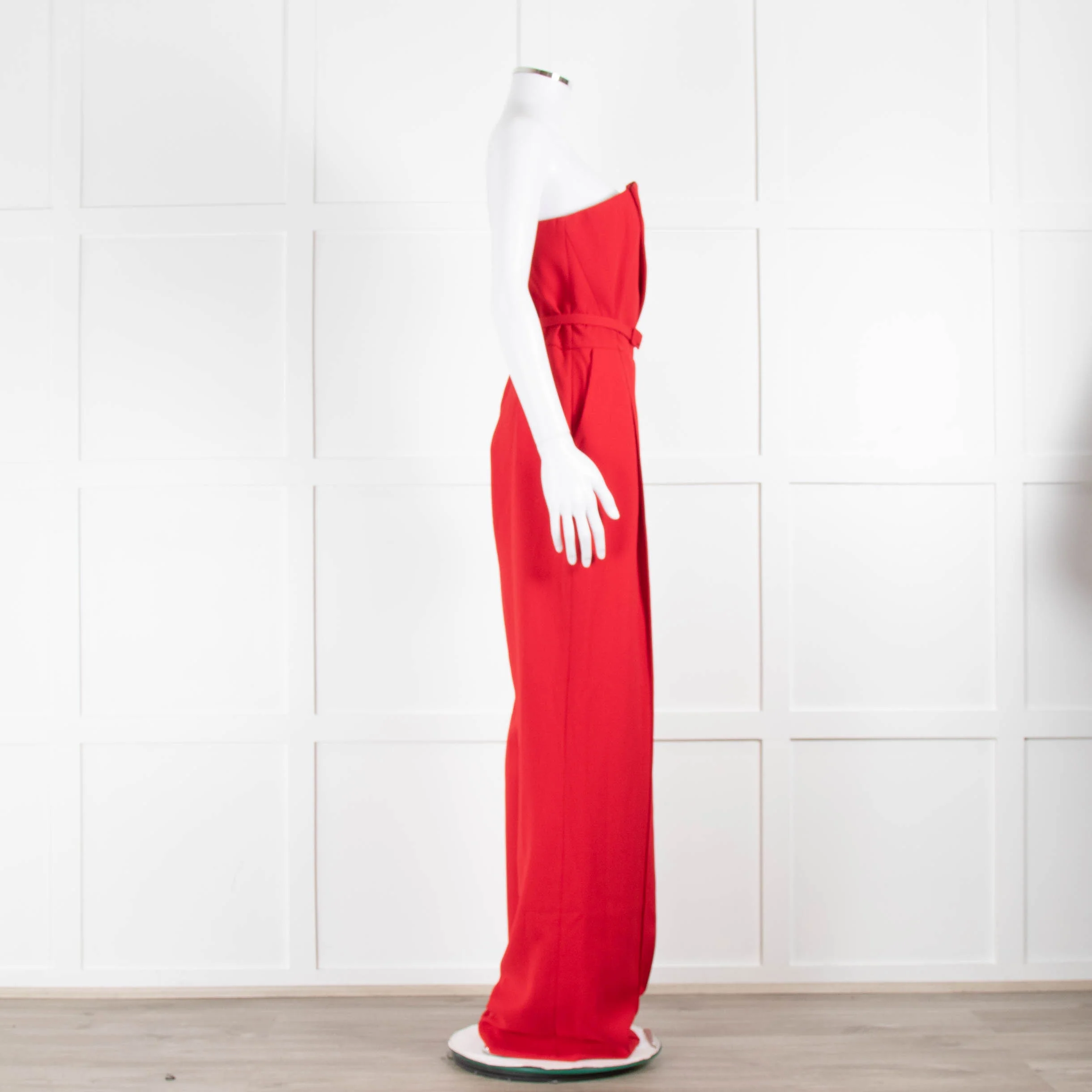 Nadine Merabi Vanessa Red Strapless Jumpsuit - Image 3