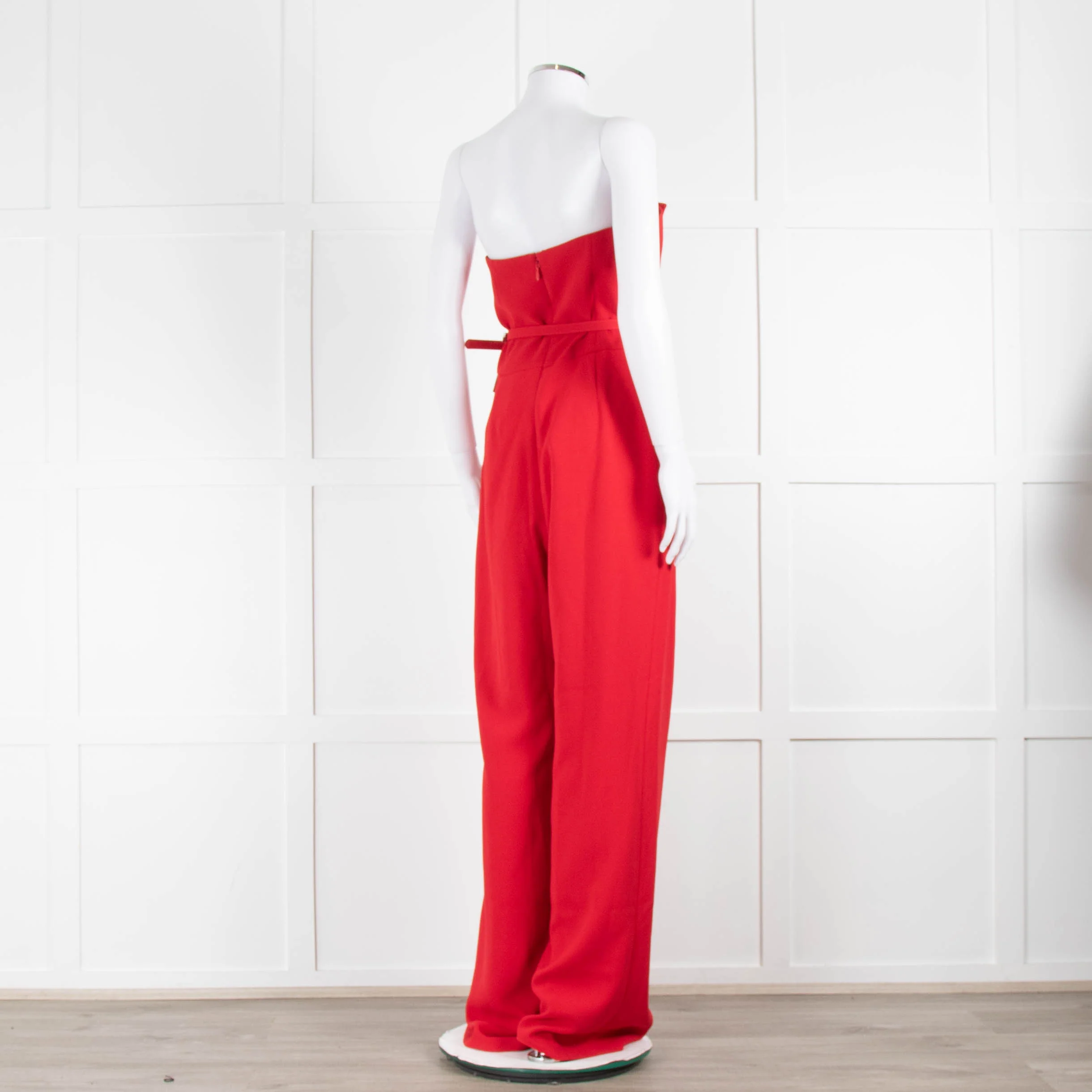 Nadine Merabi Vanessa Red Strapless Jumpsuit - Image 4
