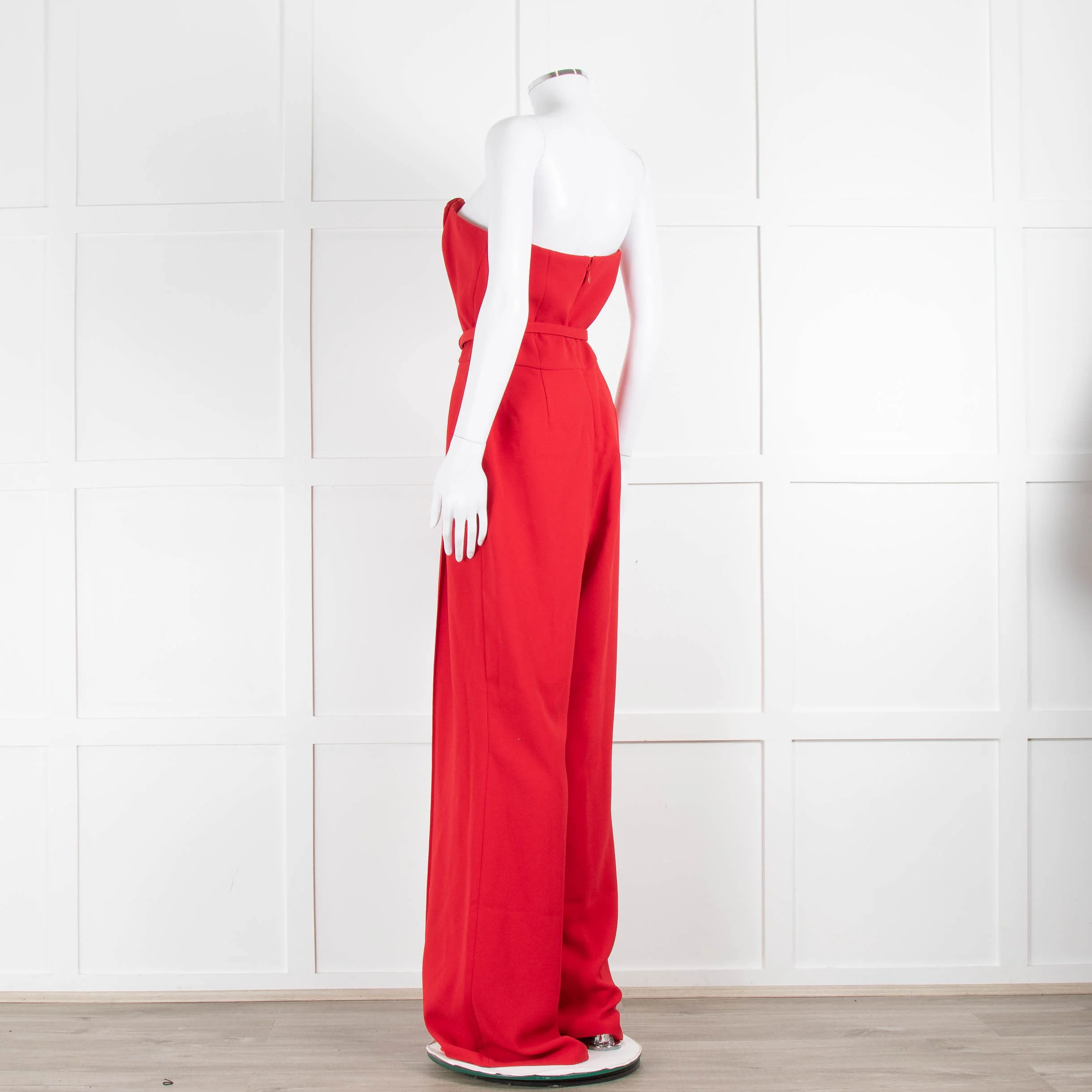 Nadine Merabi Vanessa Red Strapless Jumpsuit - Image 6
