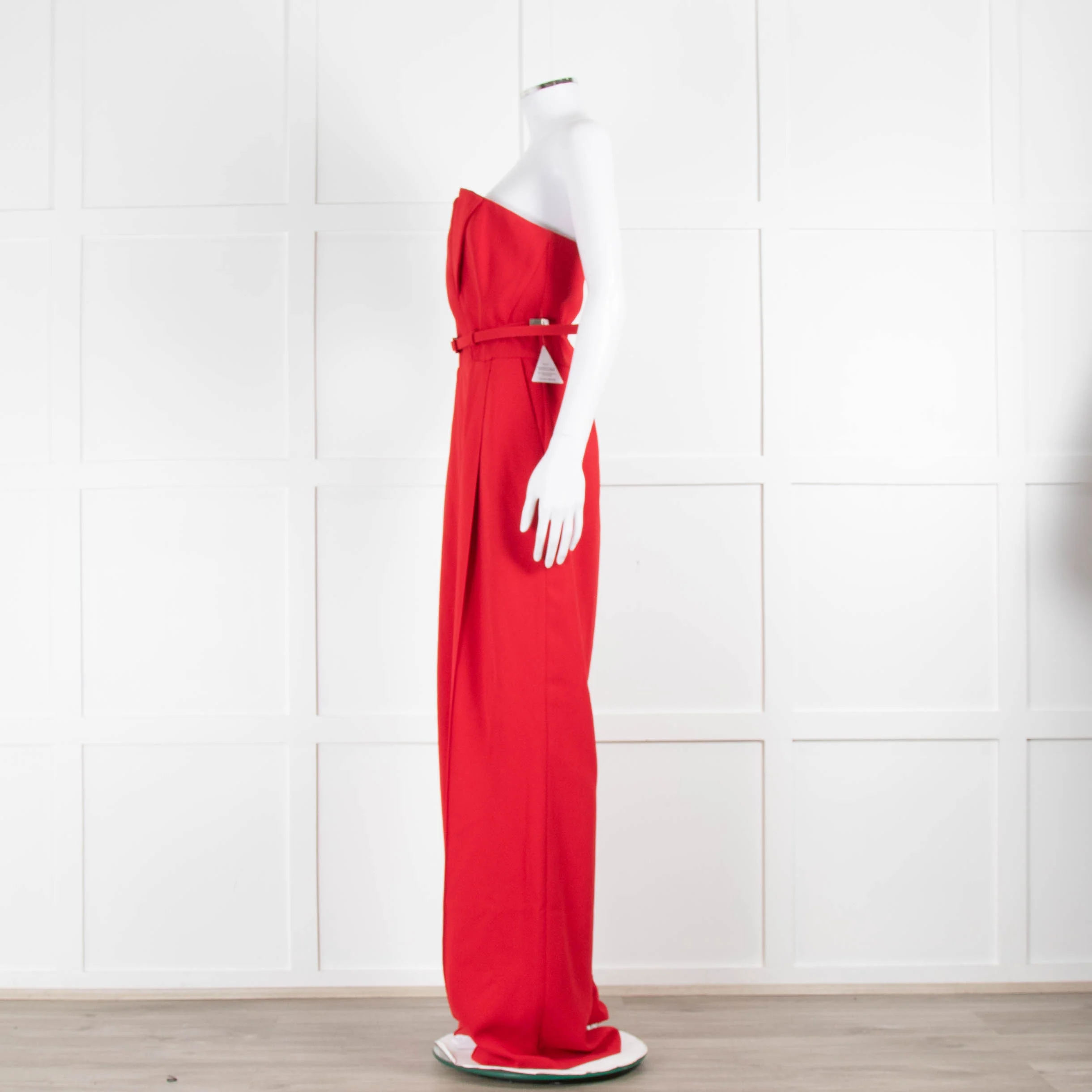 Nadine Merabi Vanessa Red Strapless Jumpsuit - Image 7