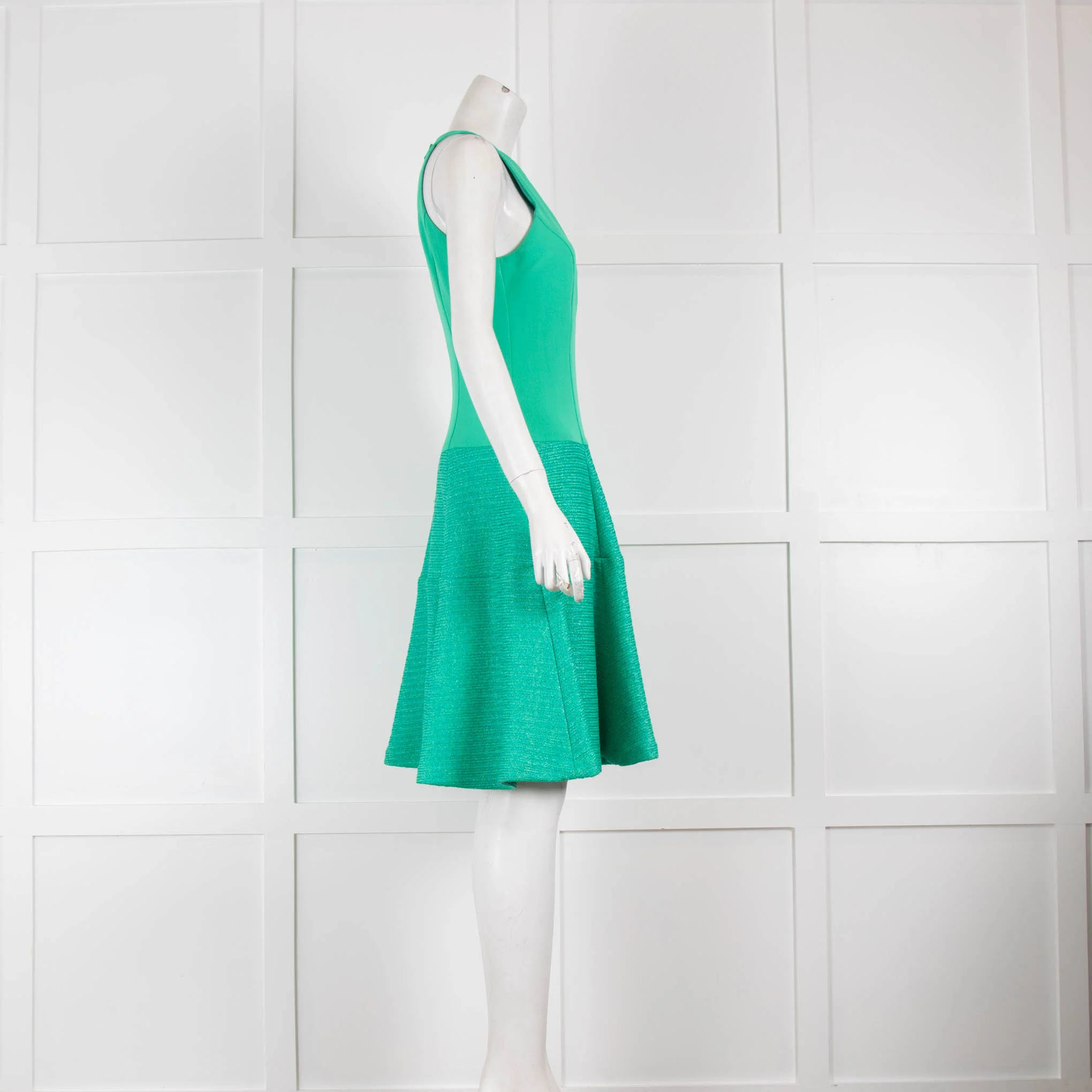 Nanette Lepore Green Dress Boucle Skirt - Image 2