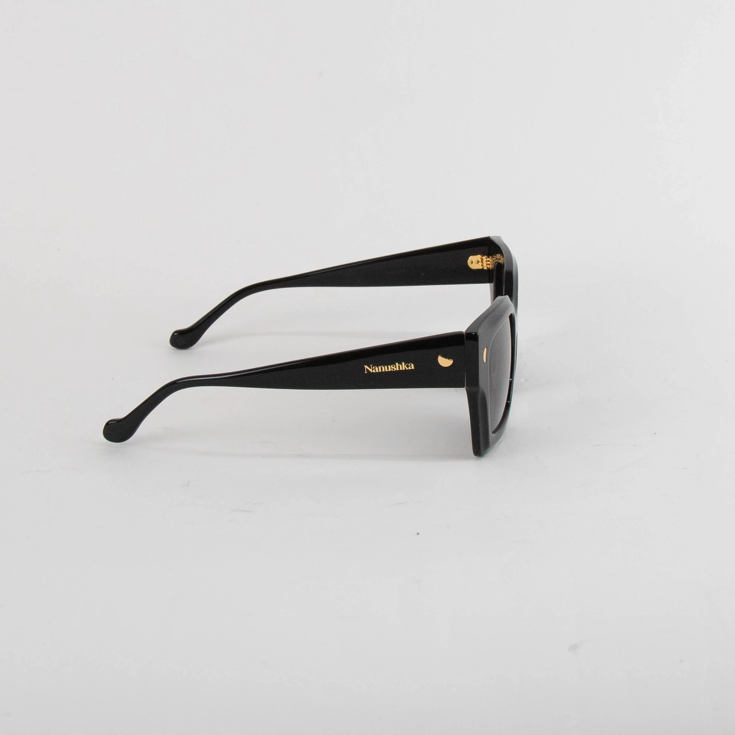 Nanushka Cordia Black Square Frame Sunglasses - Image 4