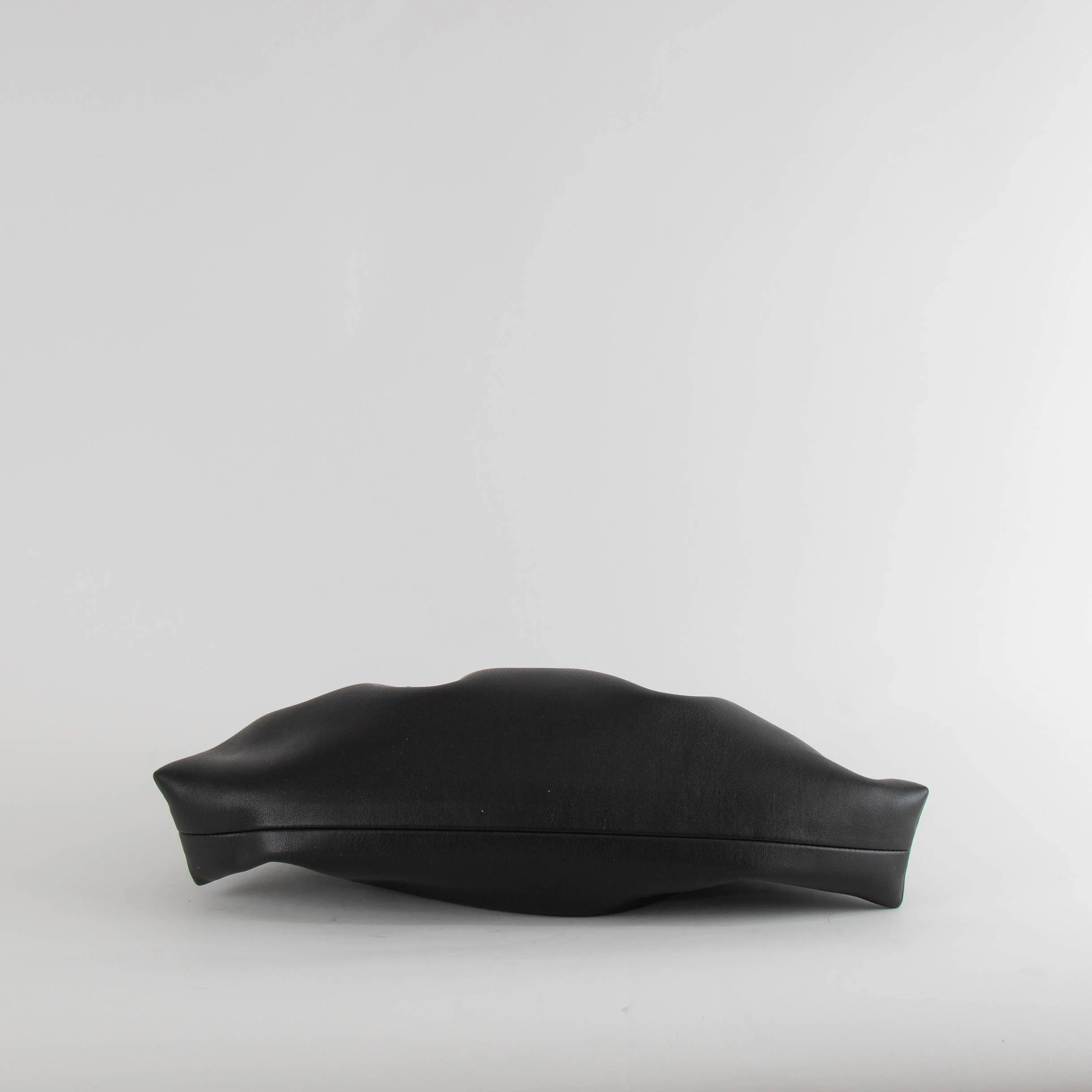 Nanushka Valerie Black Vegan Leather Slouch Shoulder Bag - Image 6
