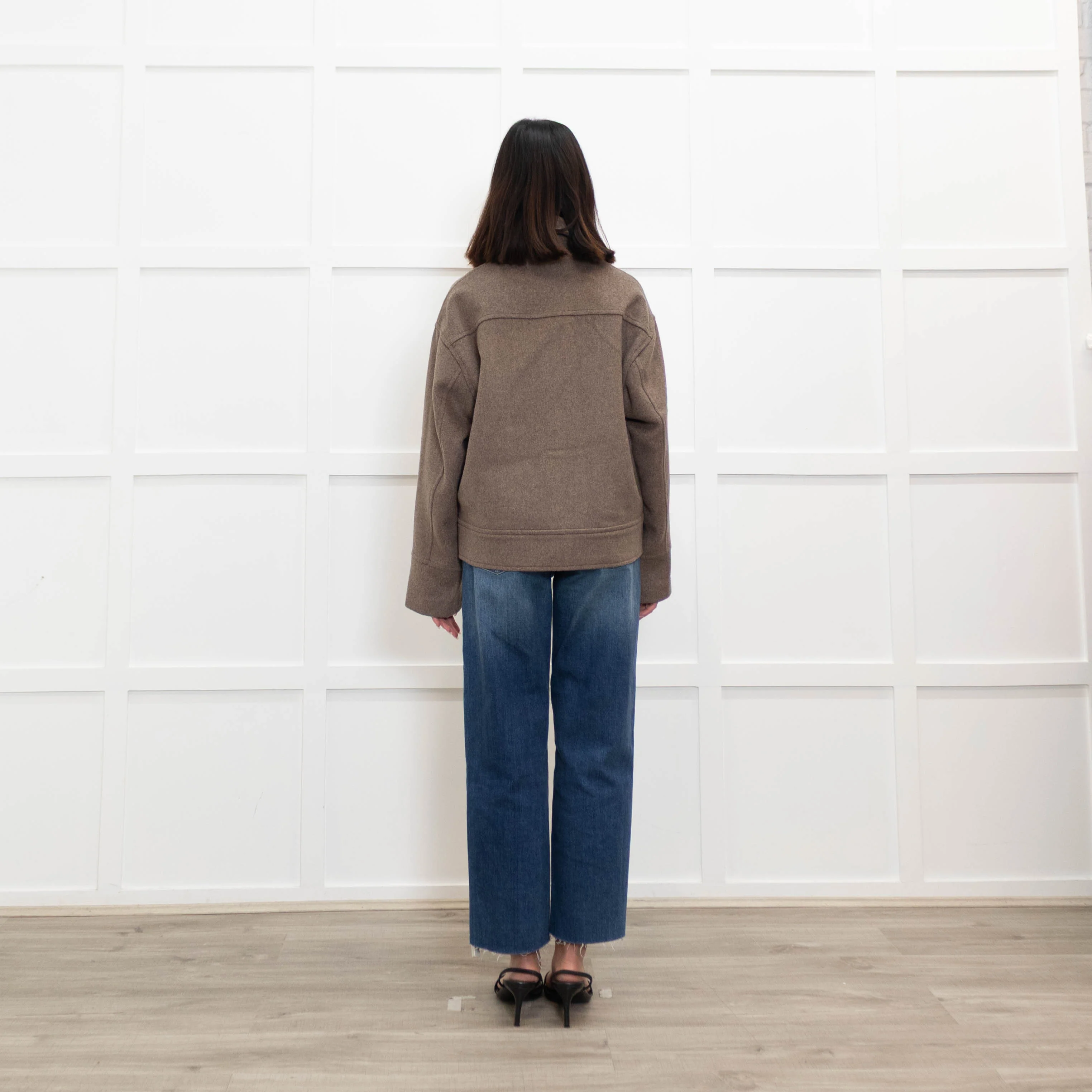 Neo Noir Brown Pitti Wool Mix Jacket - Image 5