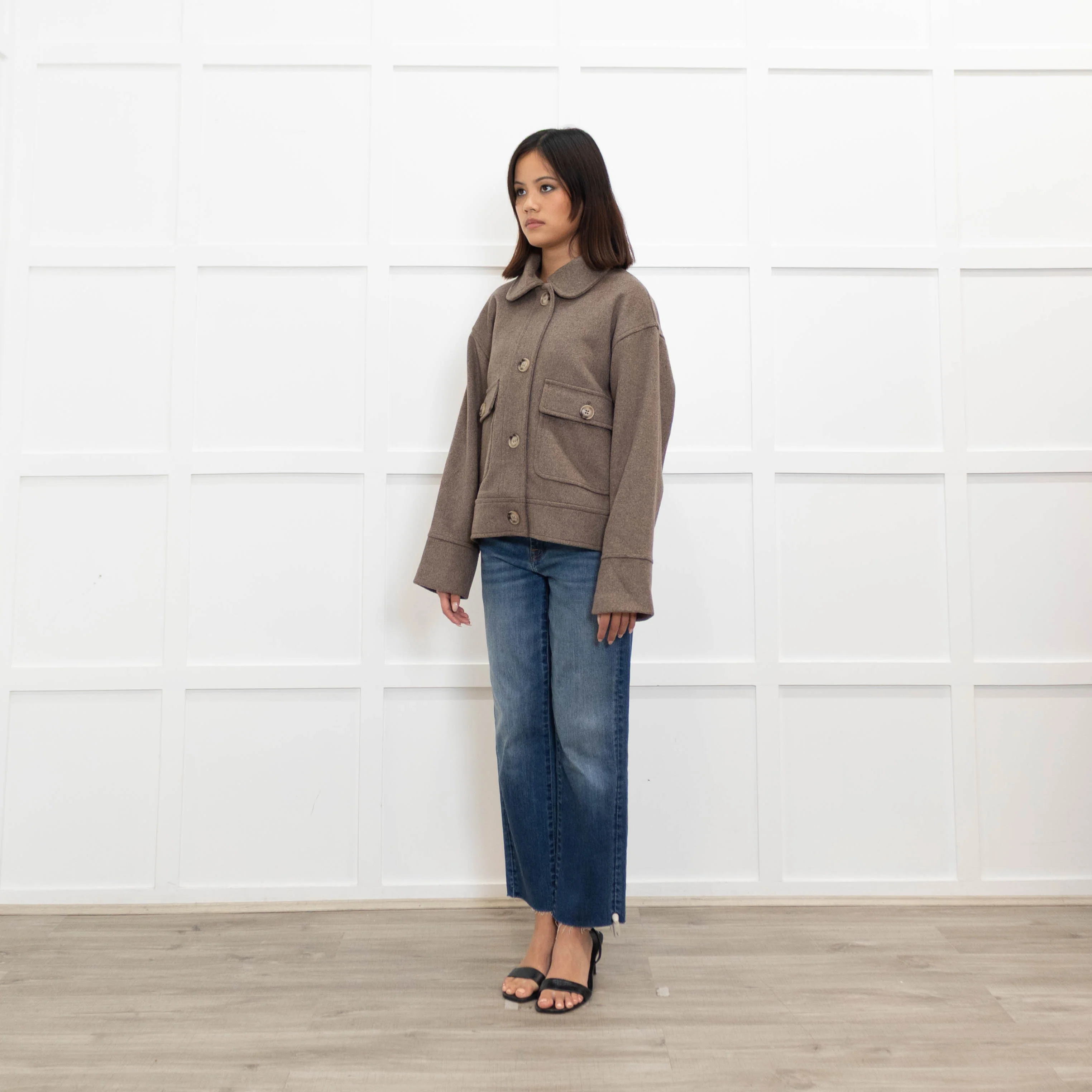 Neo Noir Brown Pitti Wool Mix Jacket - Image 7
