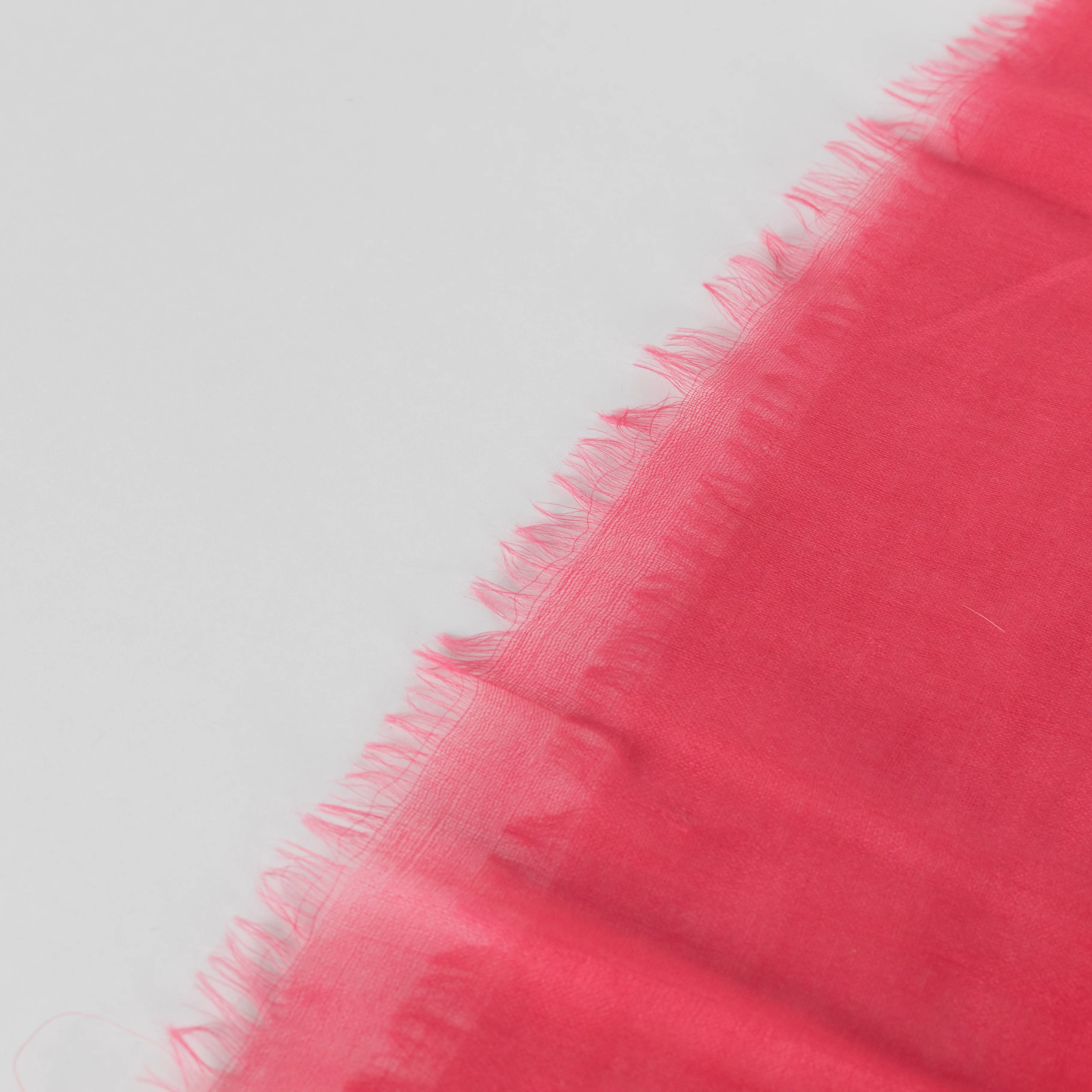 NO Brand Pink Silk Long Scarf - Image 5